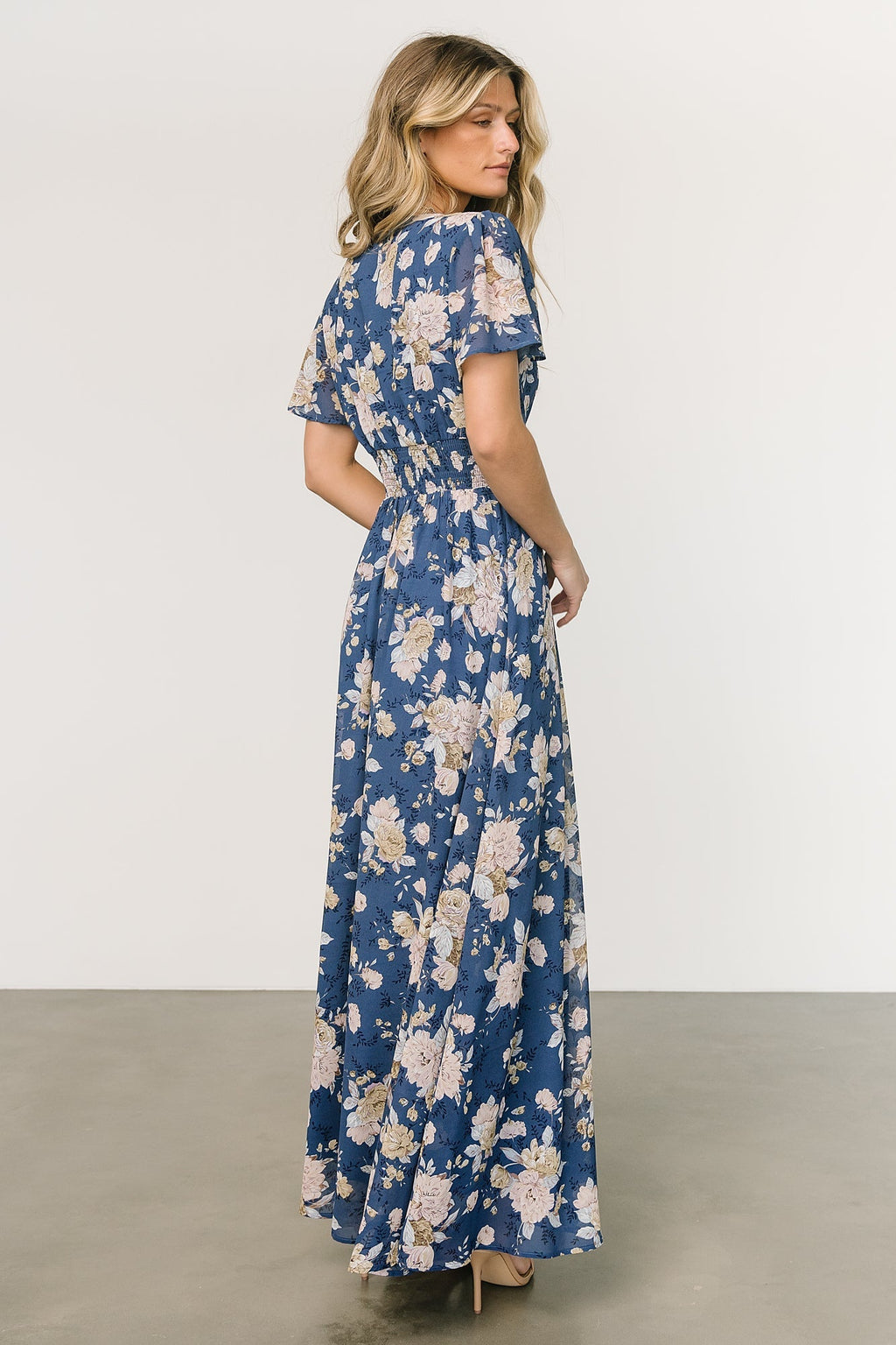 Birdie Maxi Dress | Blue + Blush Floral