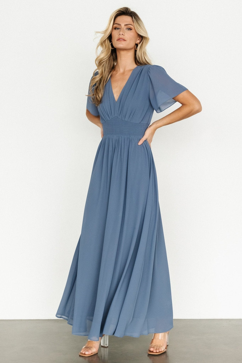 Birdie Maxi Dress | Whisper Blue