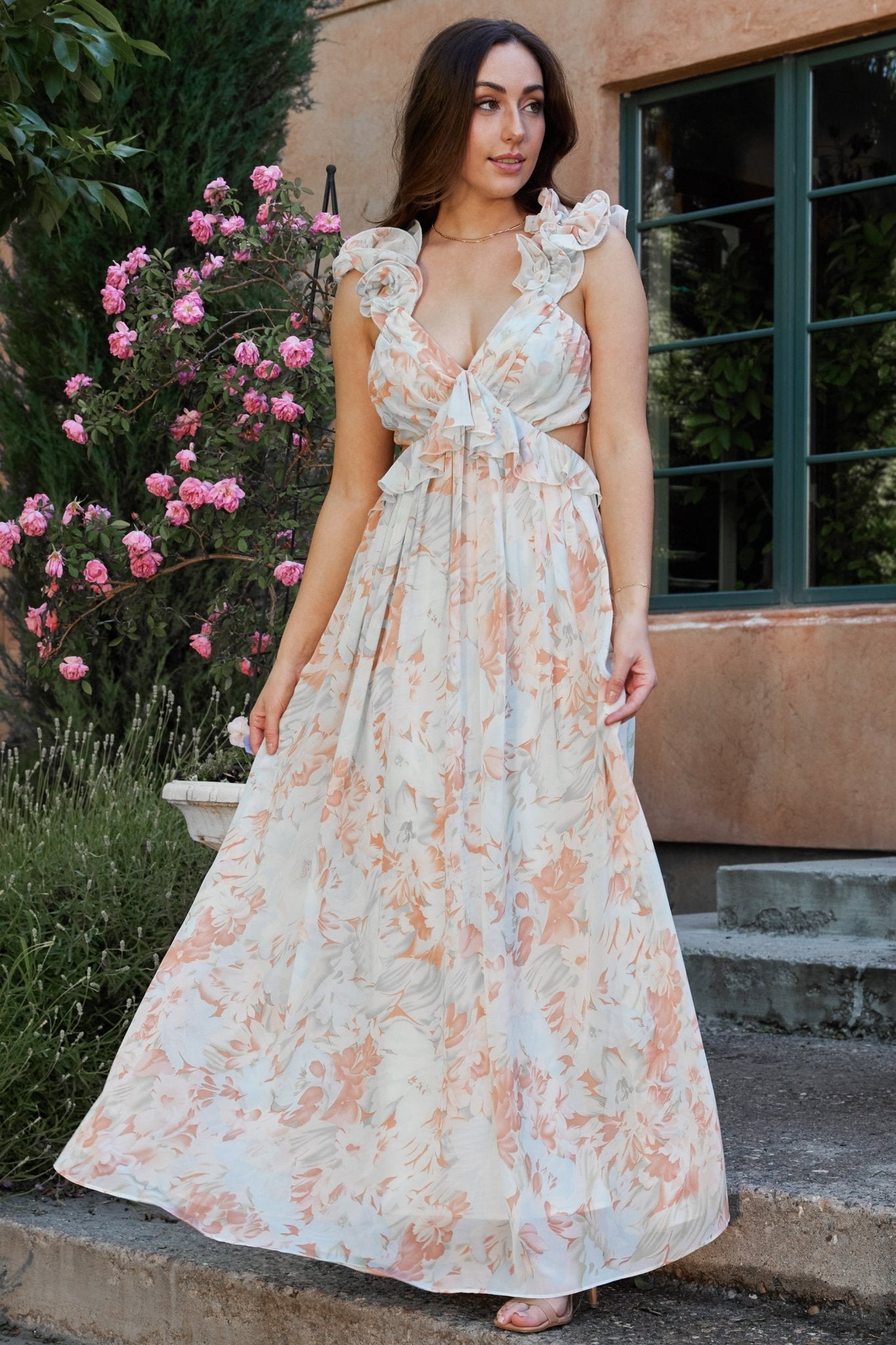 Brigitta Maxi Dress | Mint Floral