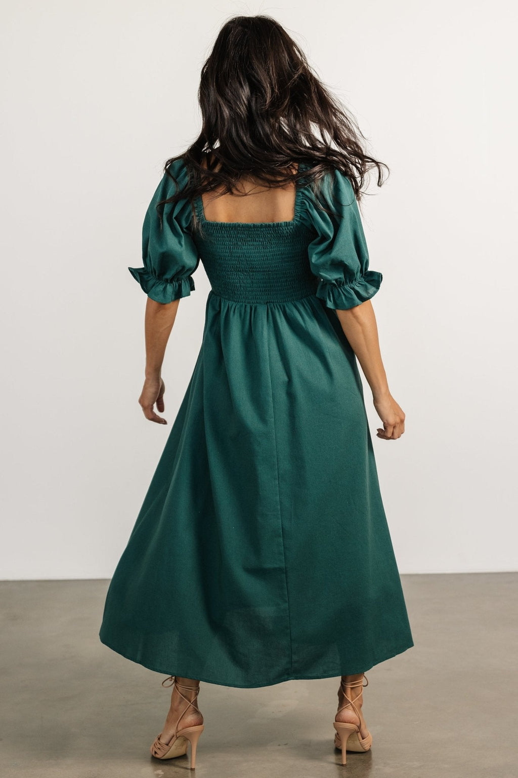 Britton Midi Dress | Evergreen