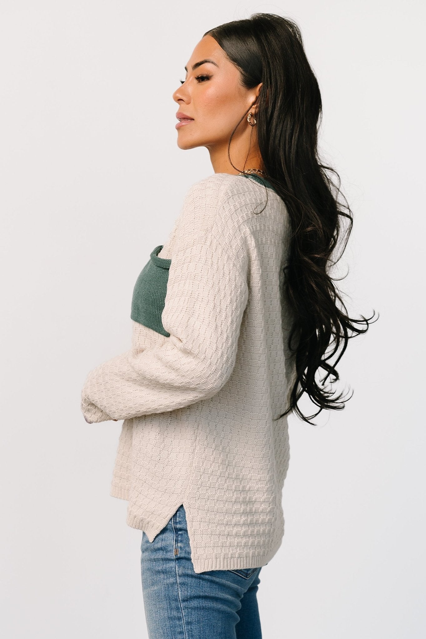 Brixton Weave Sweater | Oatmeal