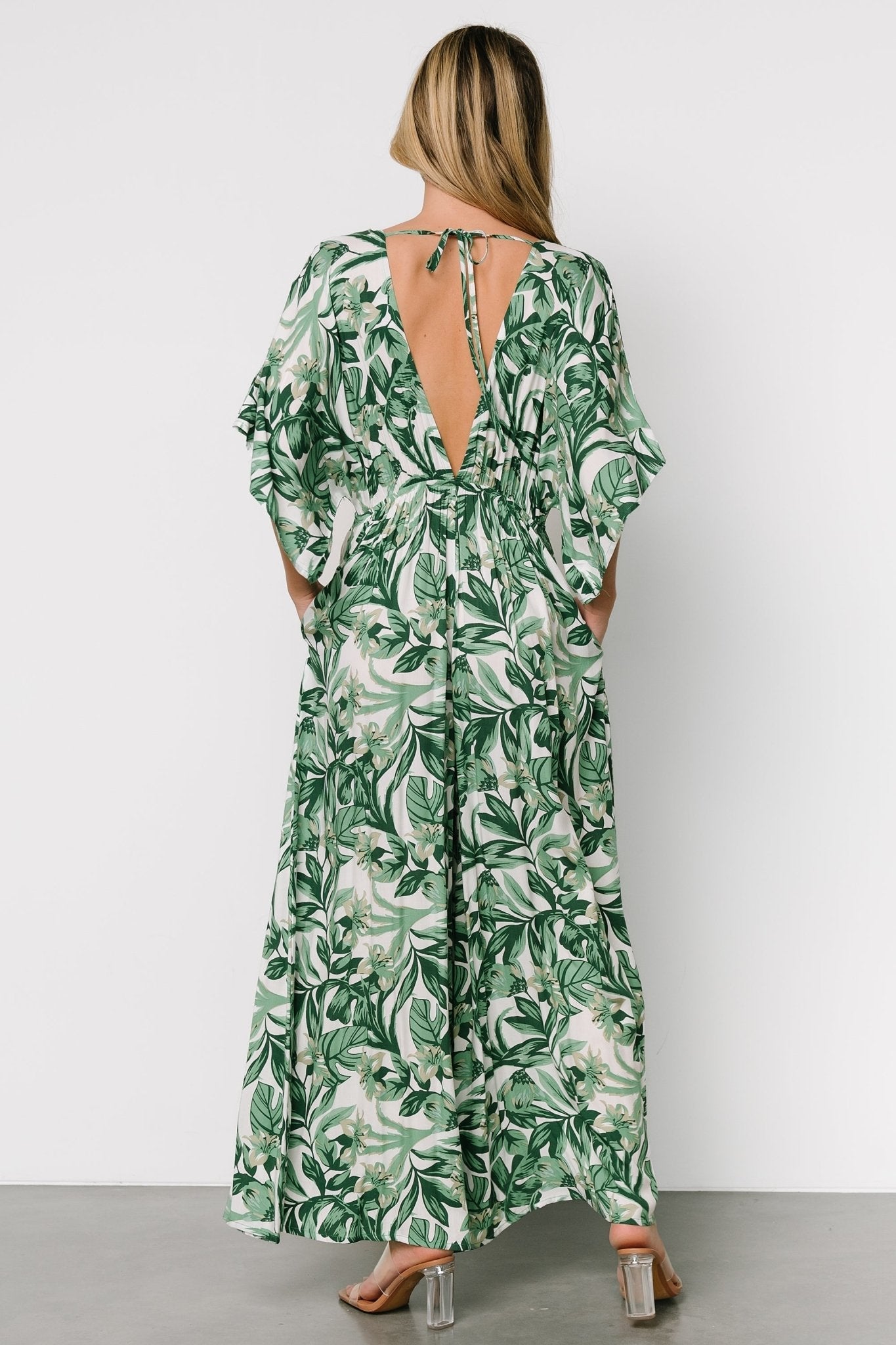 Byron Jumpsuit | Green Print