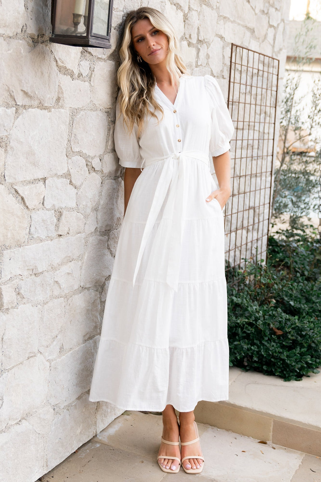 Camille Maxi Dress | Off White