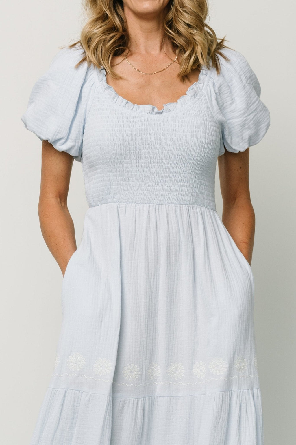 Carrington Maxi Dress | Light Blue