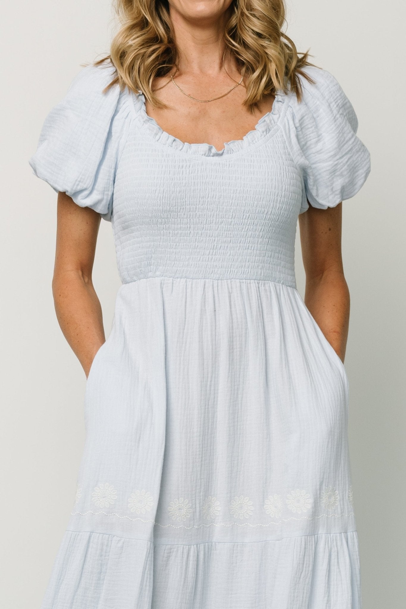 Carrington Maxi Dress | Light Blue