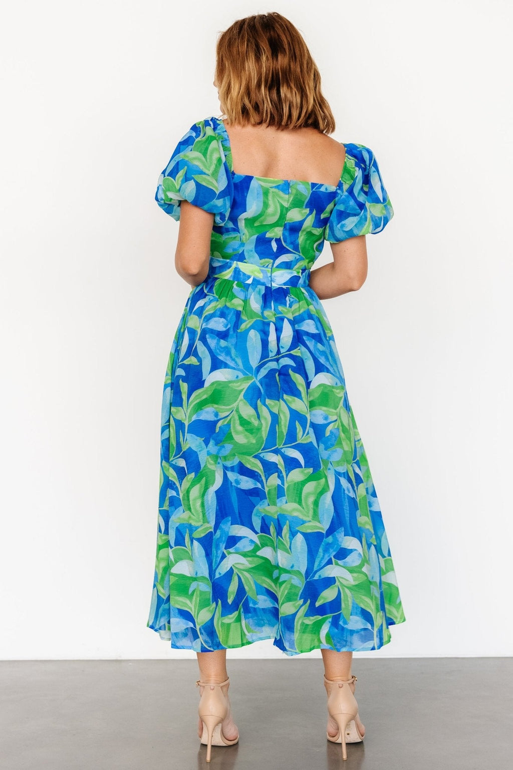Catalina Midi Dress | Blue + Green