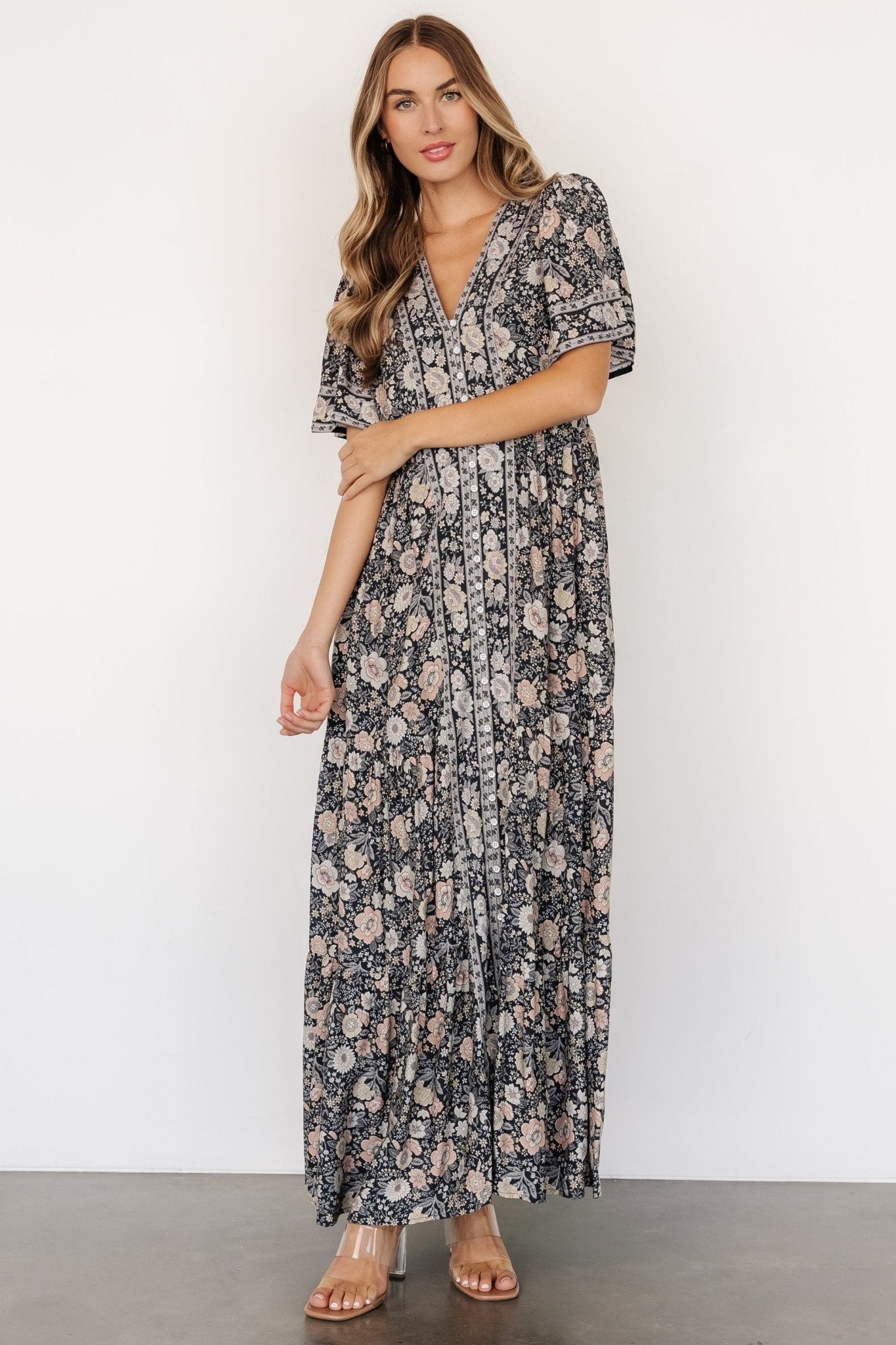 Cheryl Maxi Dress | Midnight Floral