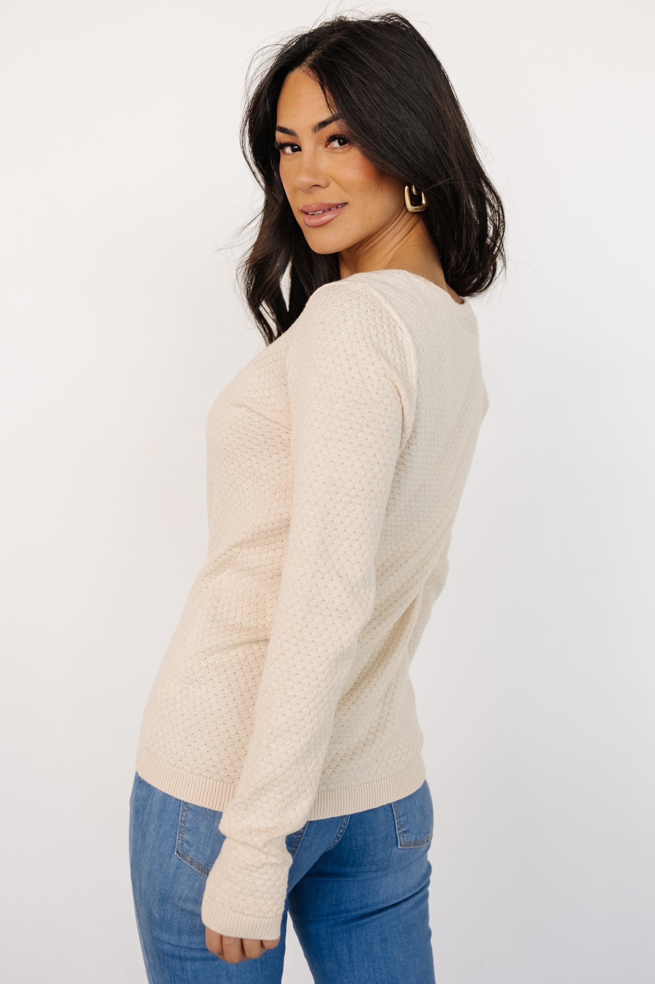 Debbie Knit Top | Cream