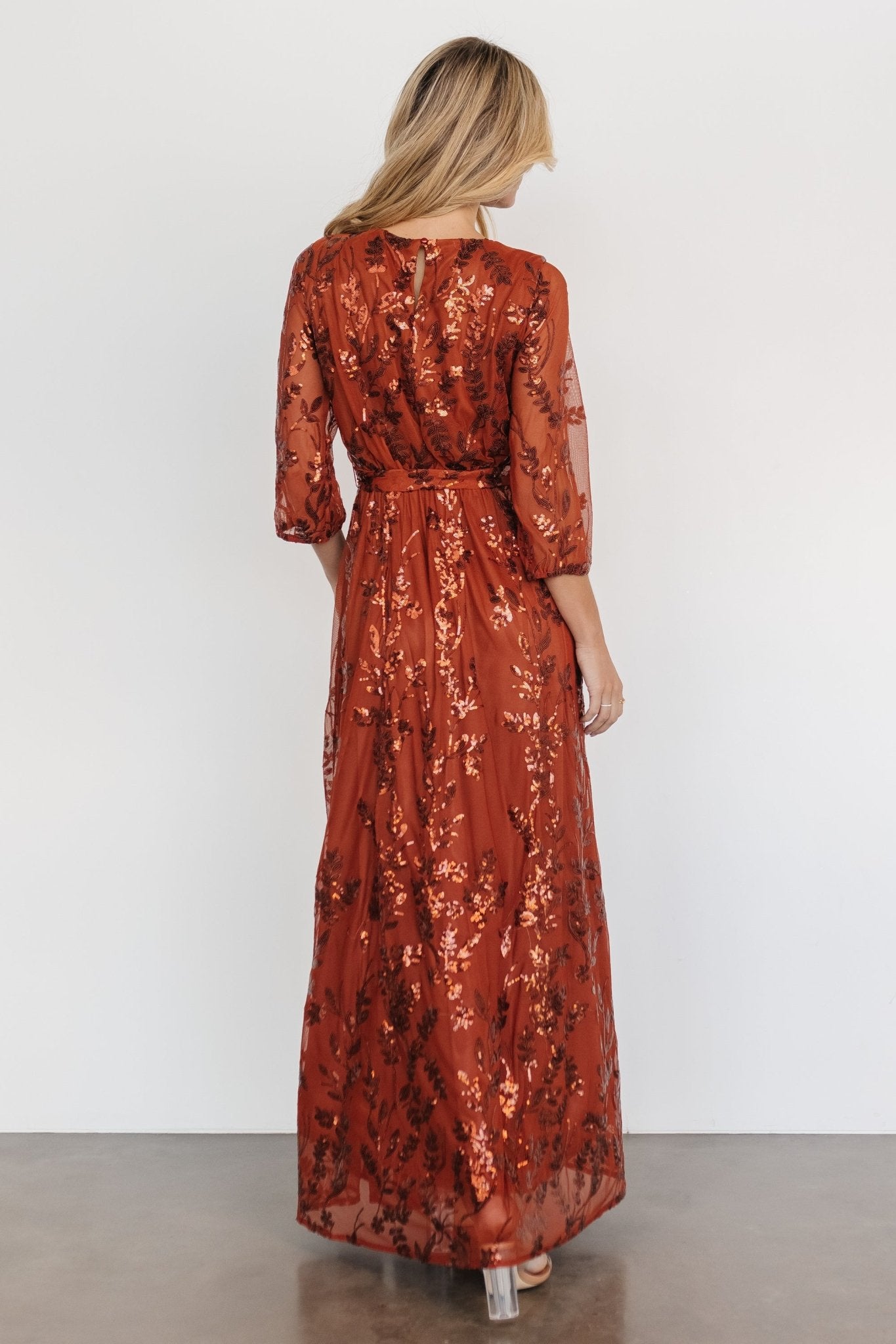 Destiny Sequin Maxi Dress | Cinnamon