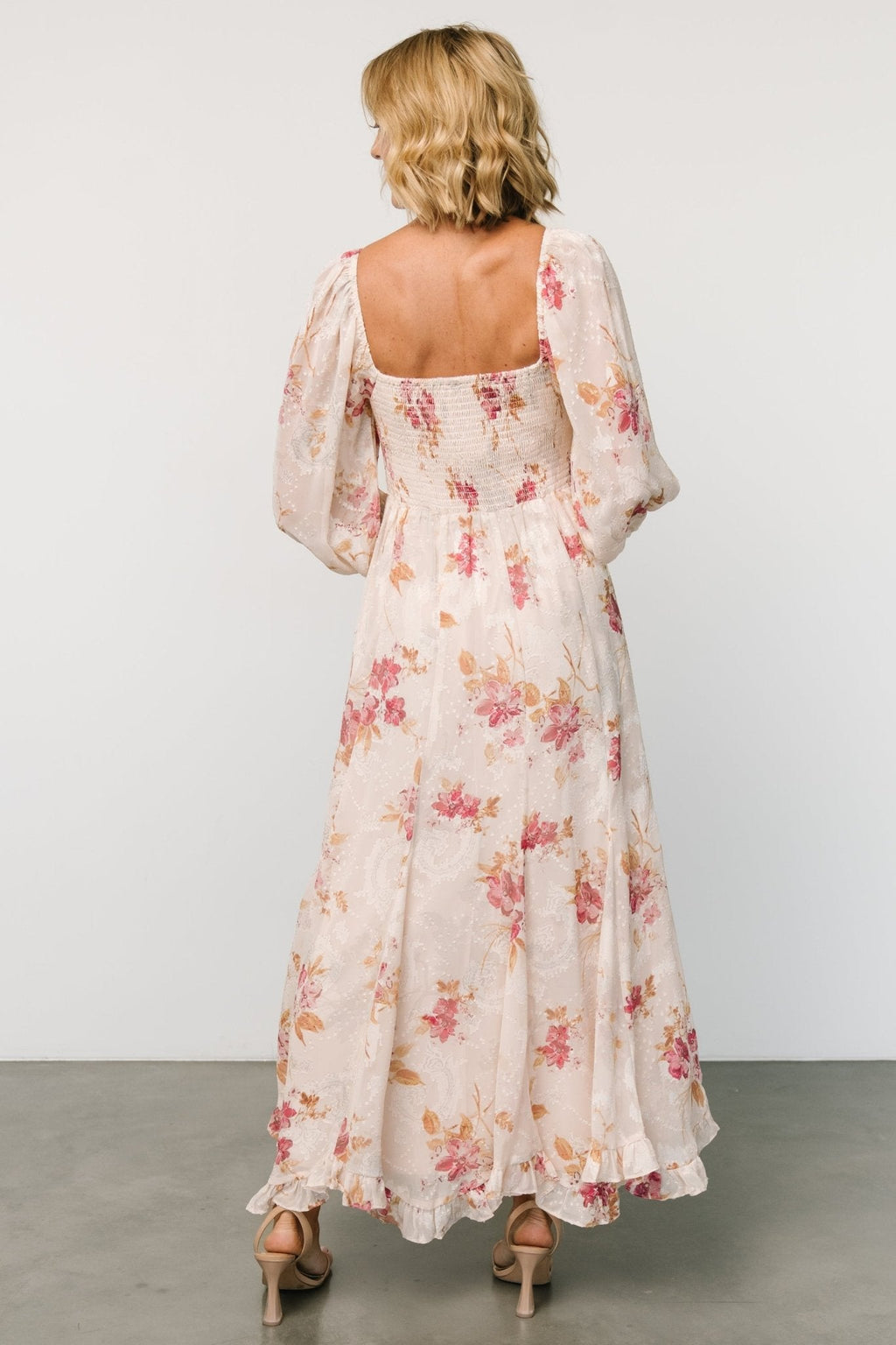 Estefania Maxi Dress | Blush + Pink Floral
