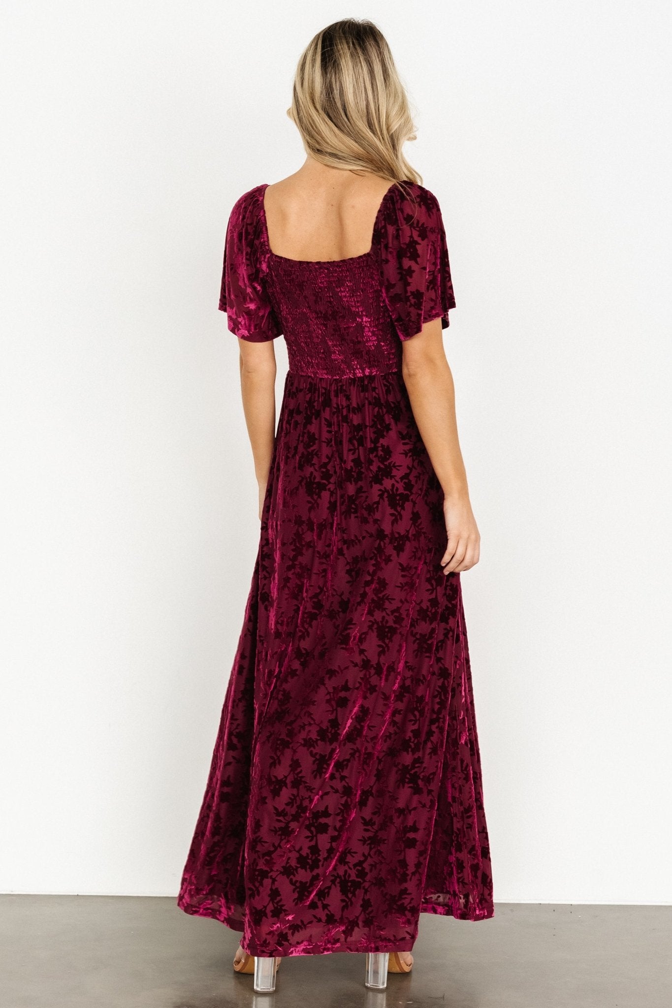 Everley Velvet Maxi Dress | Mulberry