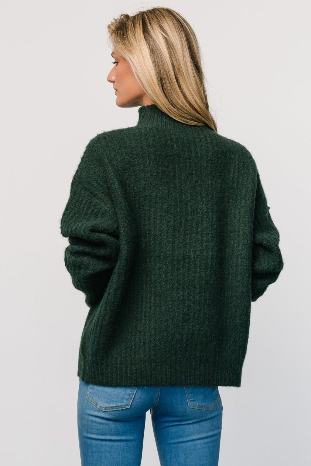 Fallon Sweater | Dark Green
