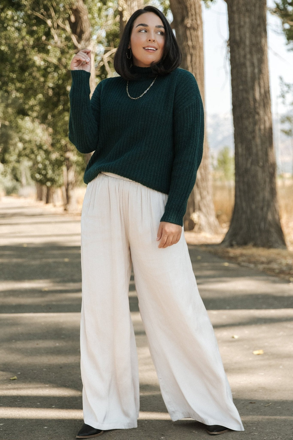 Fallon Sweater | Dark Green