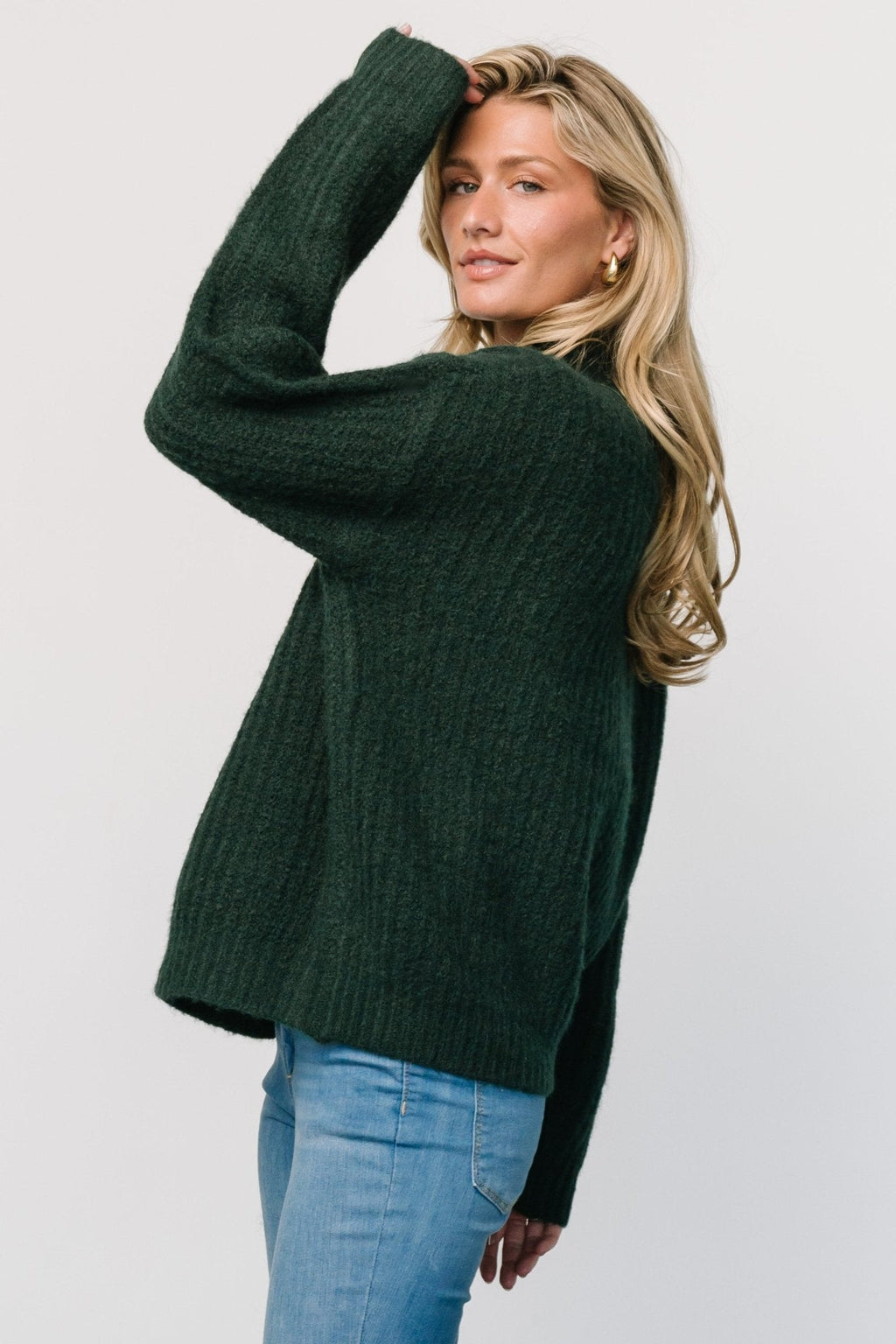 Fallon Sweater | Dark Green