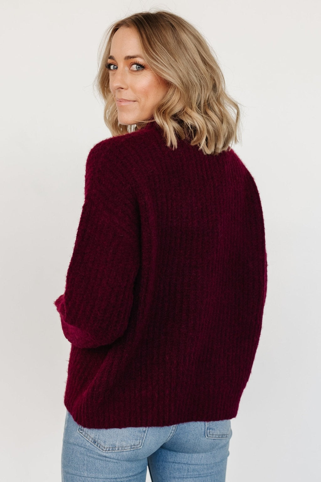 Fallon Sweater | Mulberry