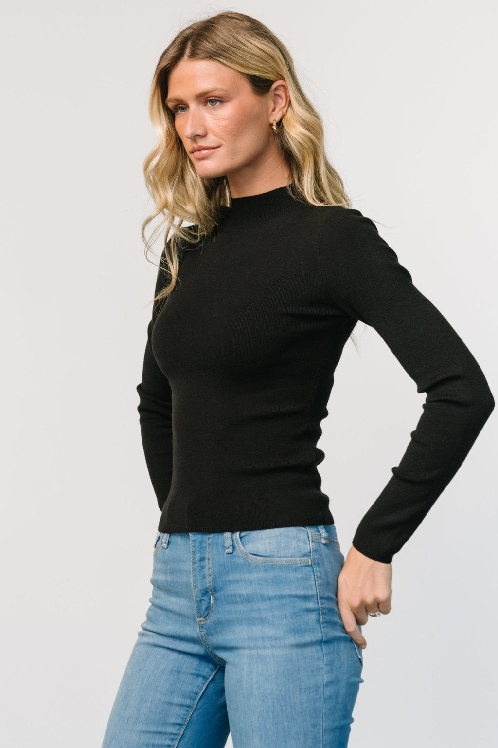 Frances Knit Top | Black