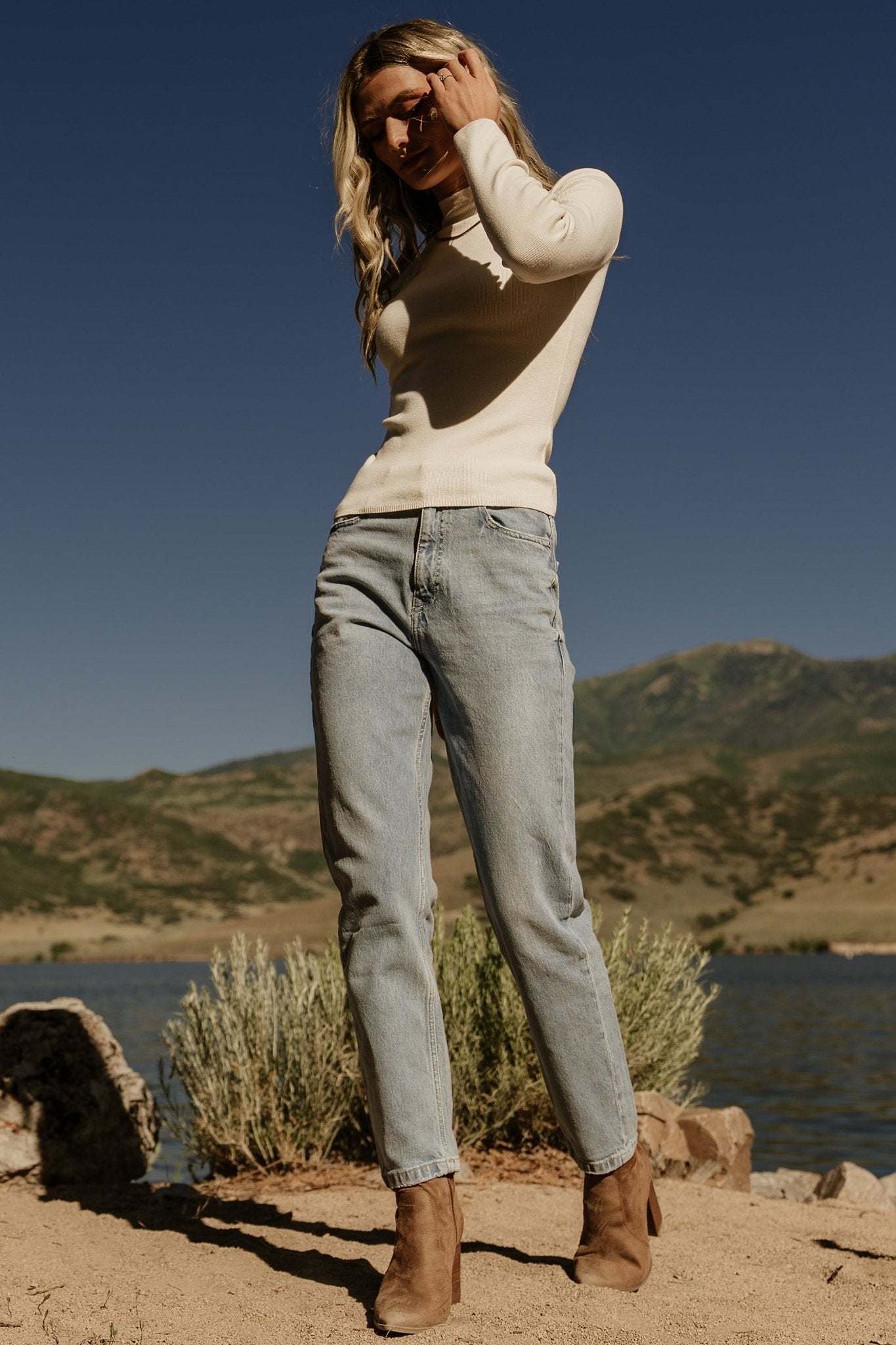 Frances Knit Top | Ivory