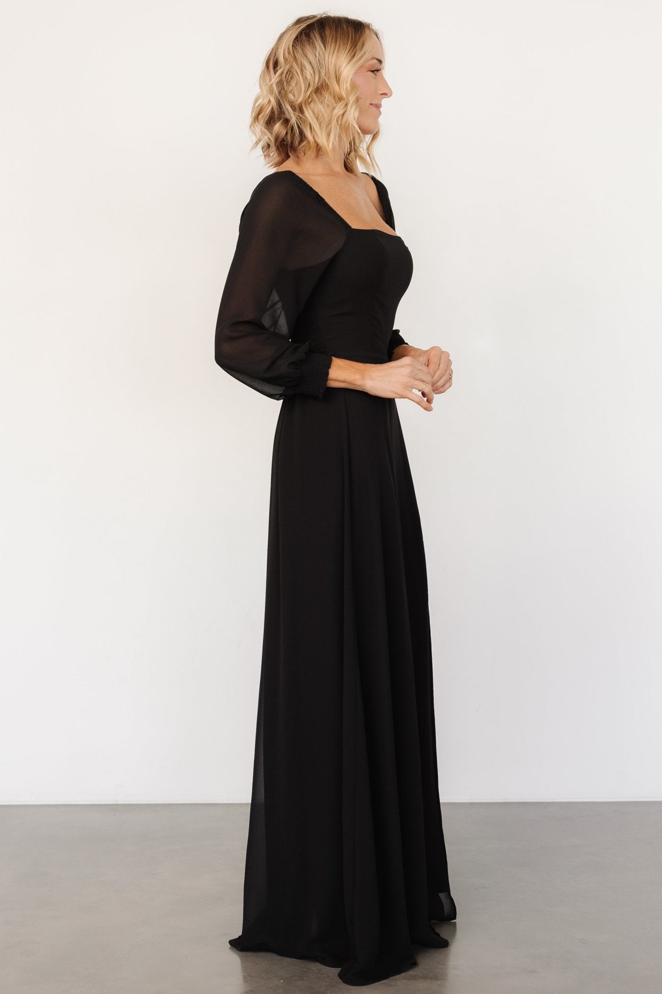 Giselle Maxi Dress | Black