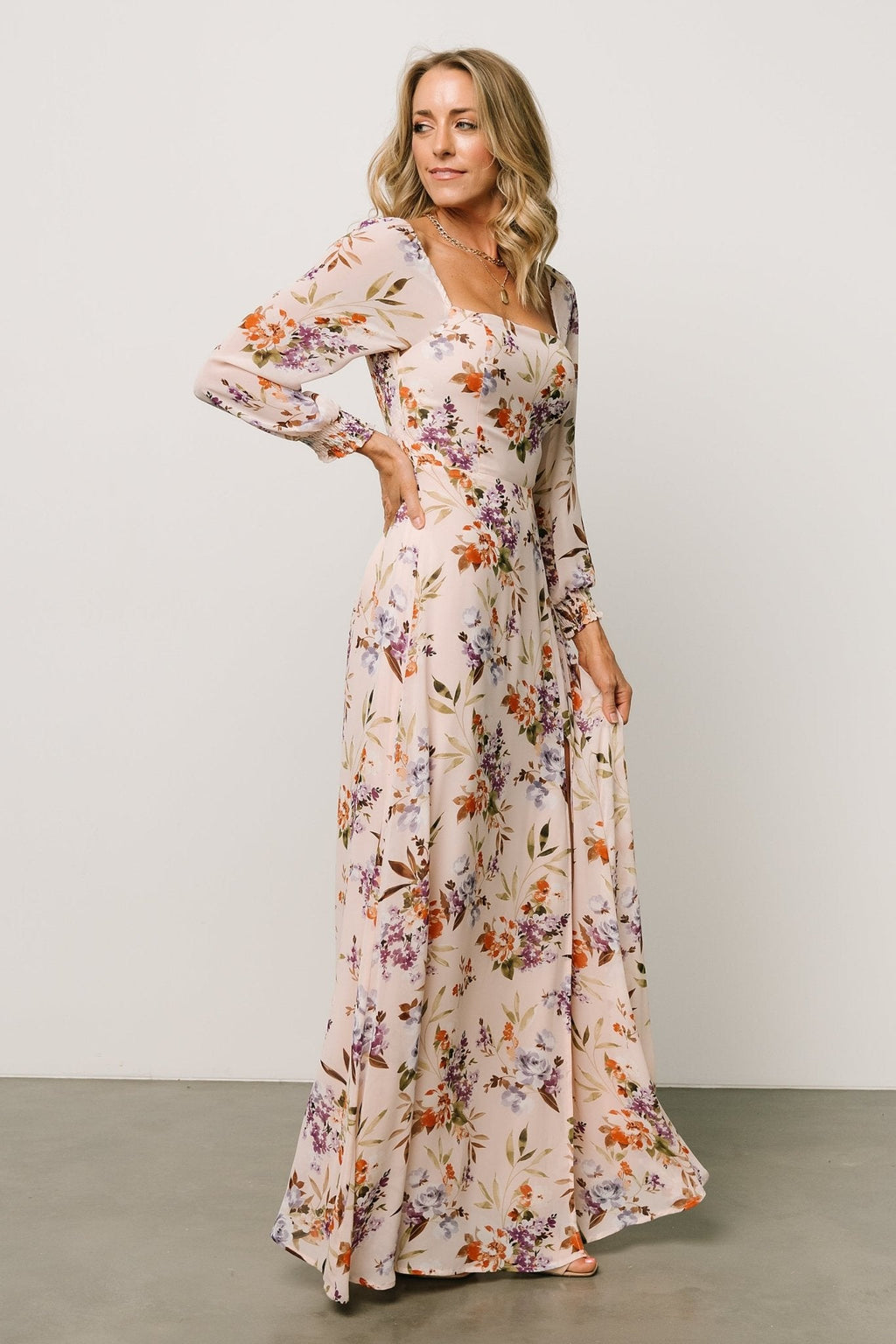 Giselle Maxi Dress | Blush Multi Floral