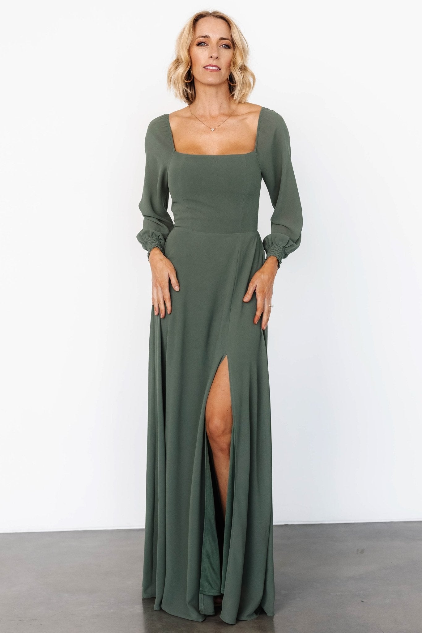 Giselle Maxi Dress | Dark Sage