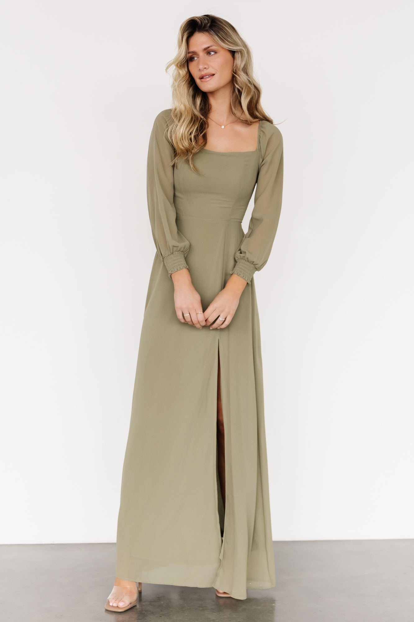 Giselle Maxi Dress | Dusty Olive