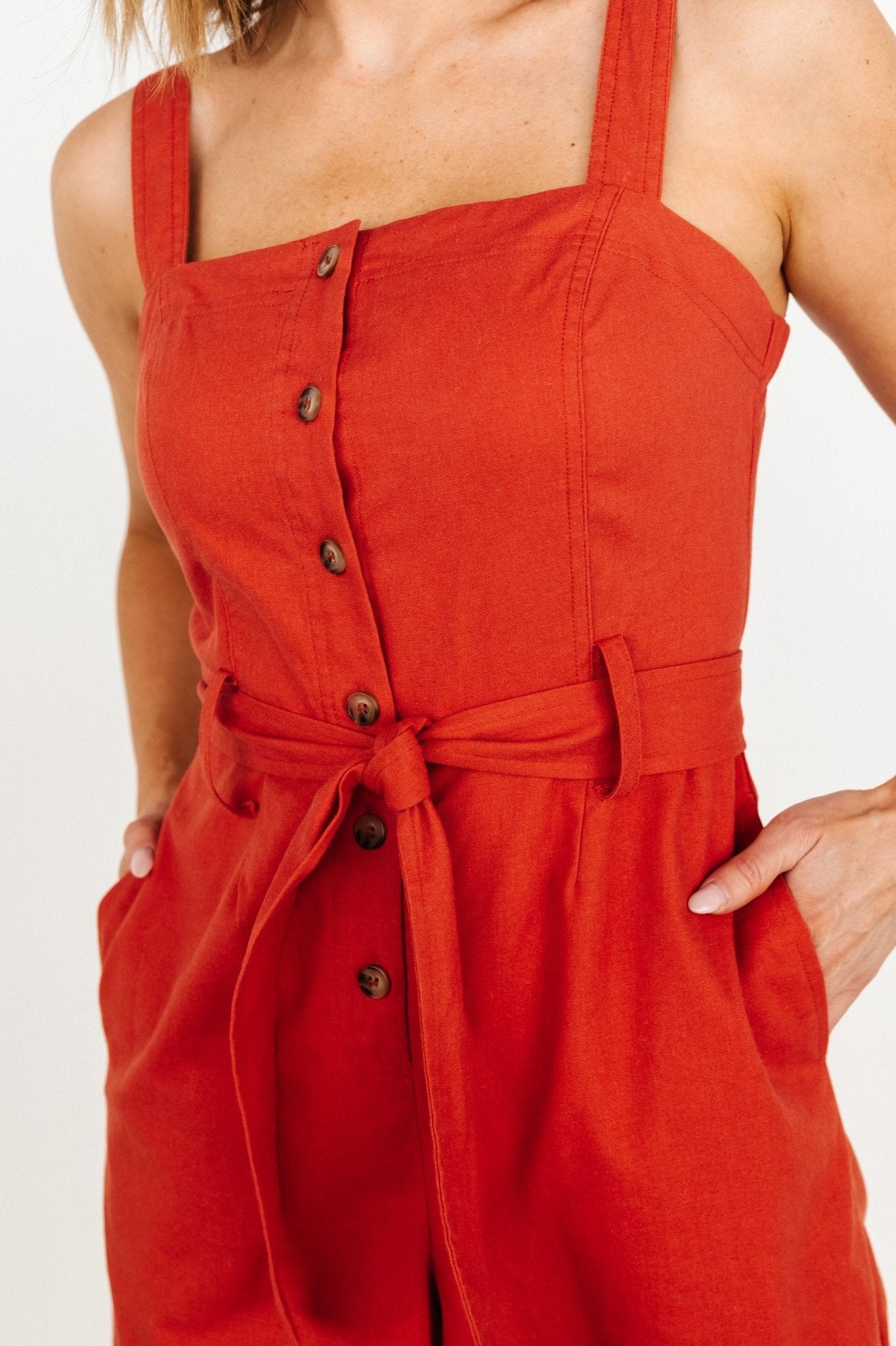 Hartford Jumpsuit | Rust