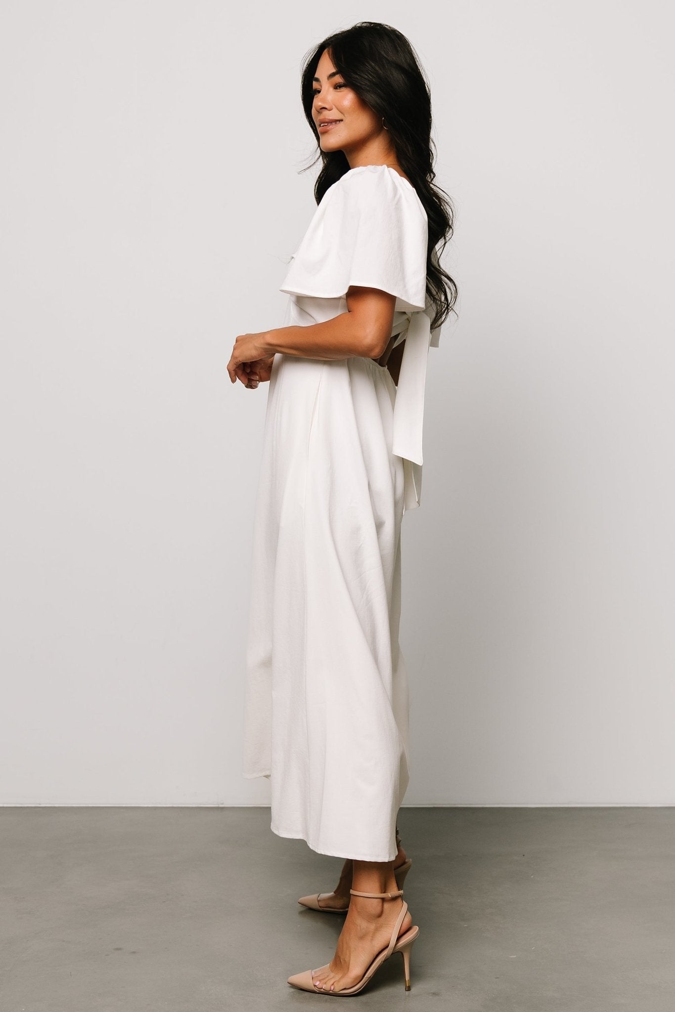 Indie Back Tie Dress | Off White