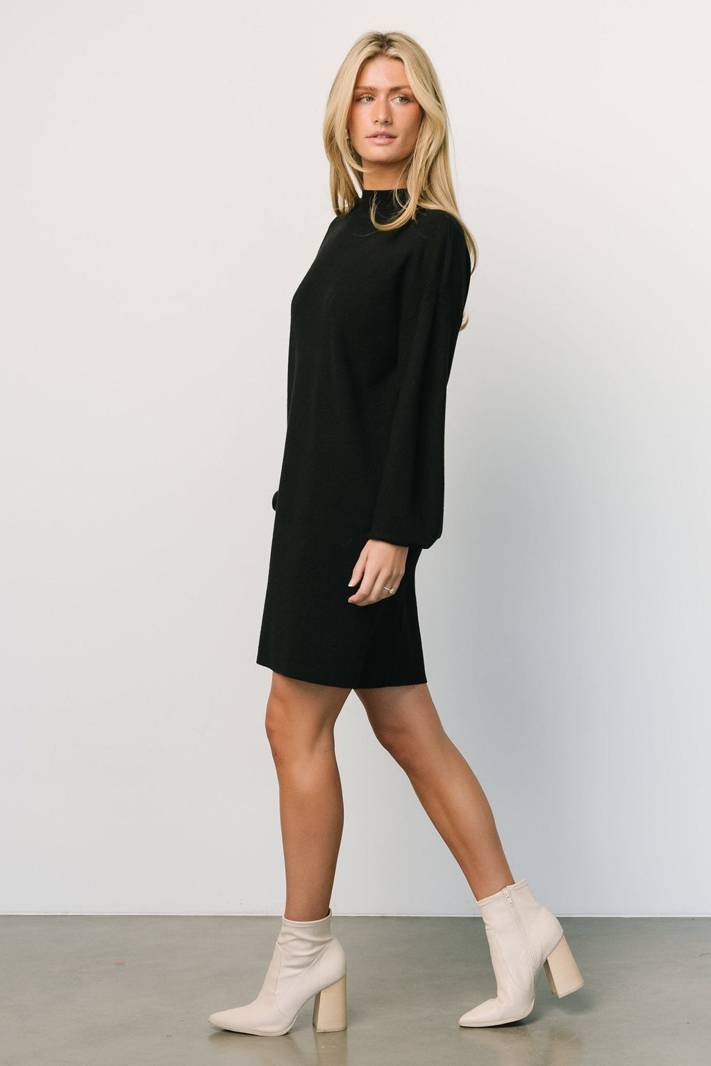 Jennings Sweater Dress | Black