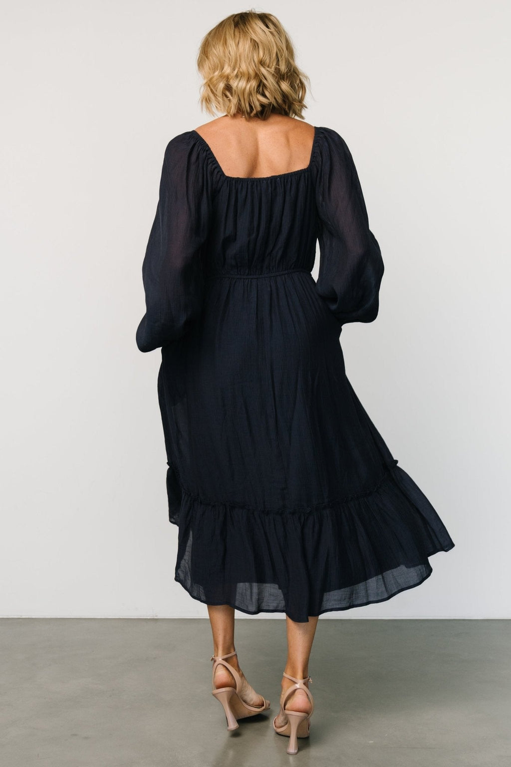 Joelle Midi Dress | Navy