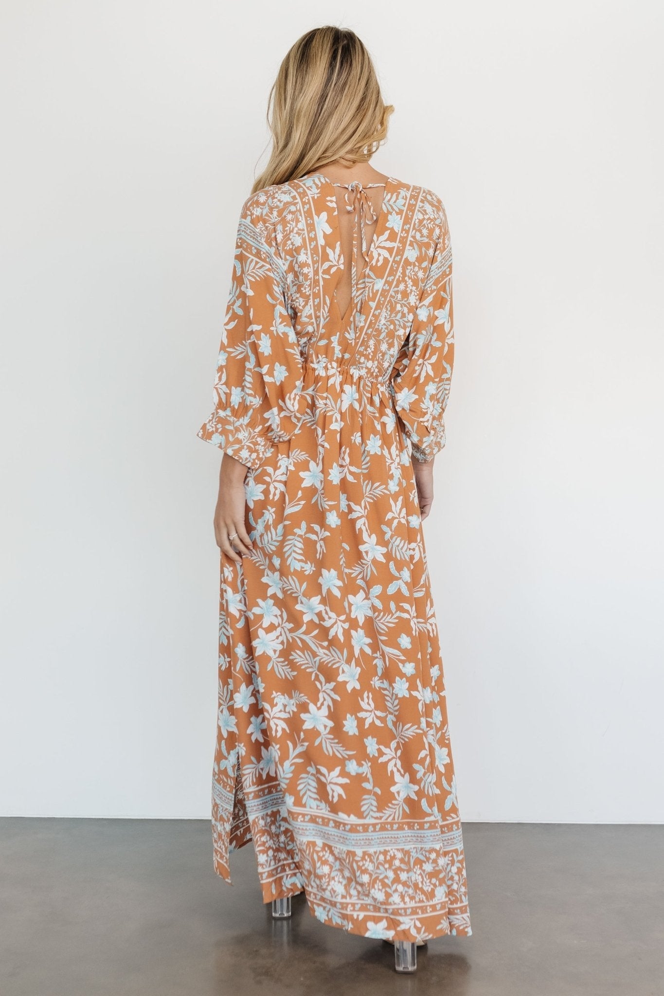 Laken Maxi Dress | Camel Multi