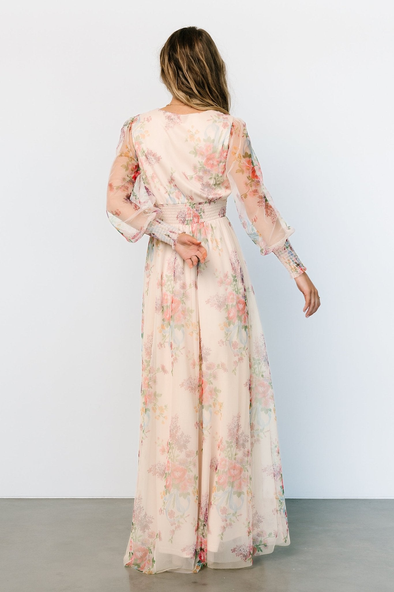 Layla Tulle Maxi Dress | Romantic Floral