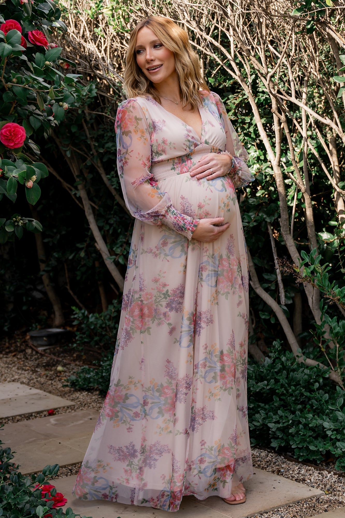 Layla Tulle Maxi Dress | Romantic Floral