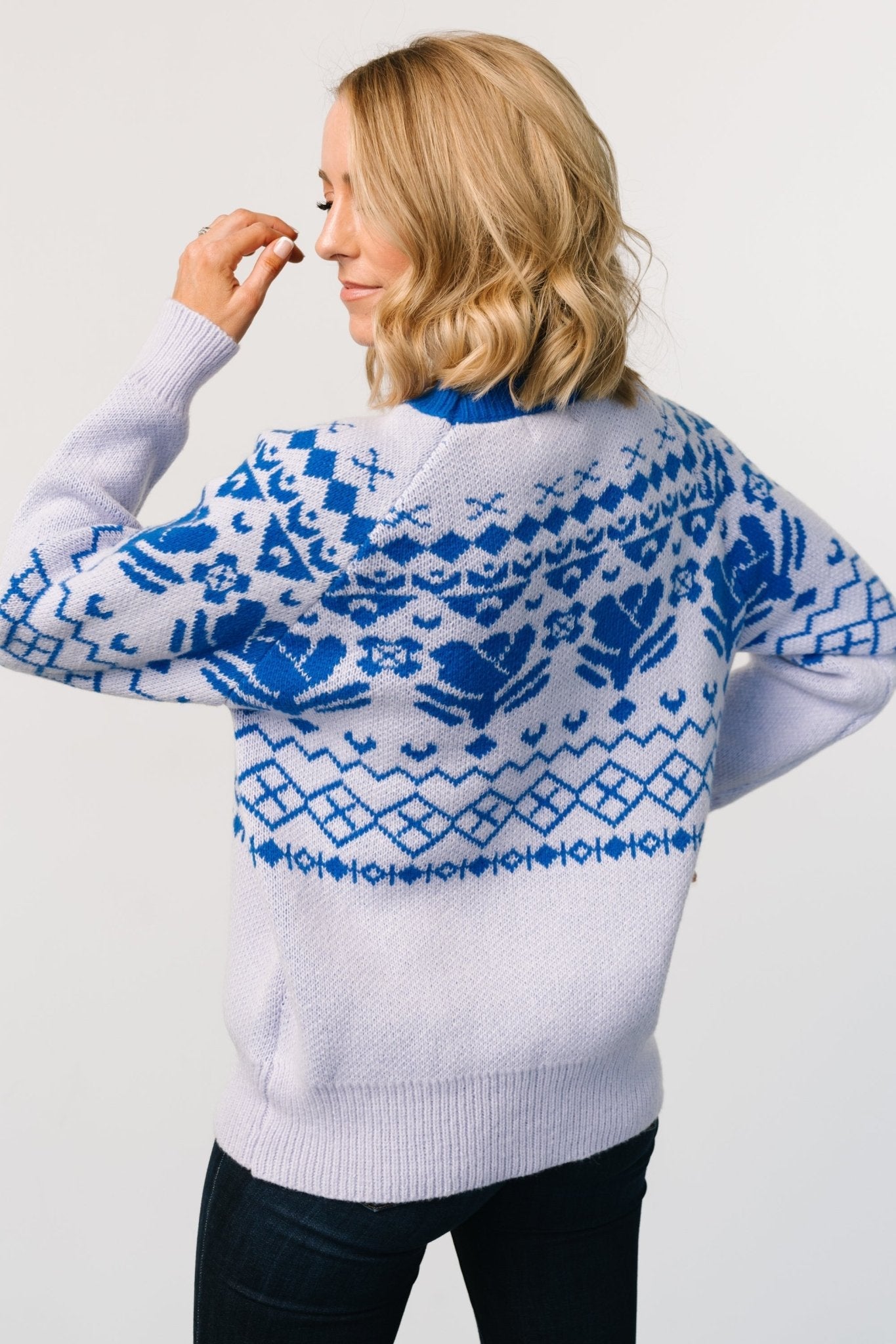Lucerne Sweater | Blue Multi