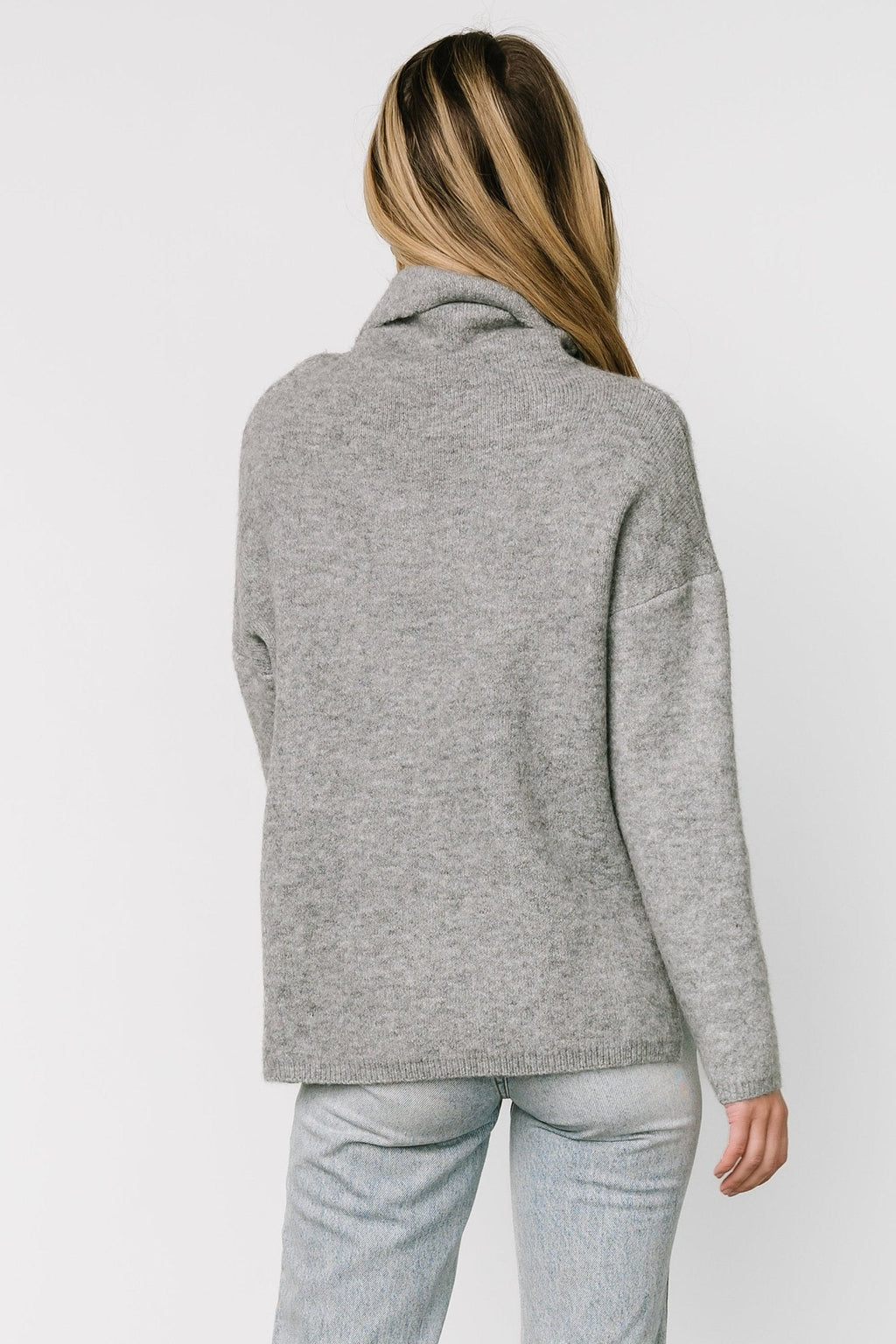 Lyon Turtleneck Sweater | Gray