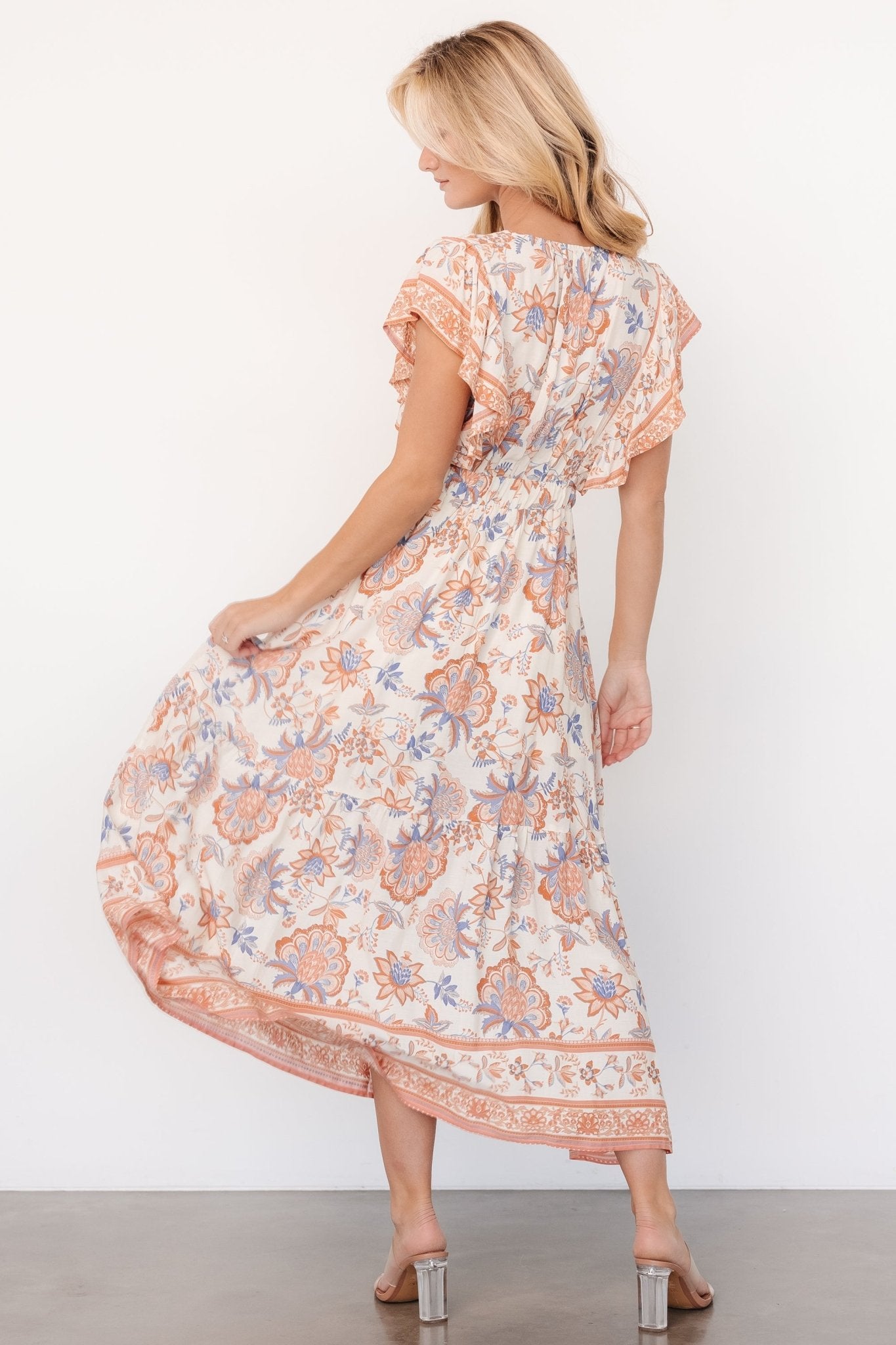 Maggie Maxi Dress | Cream Multi