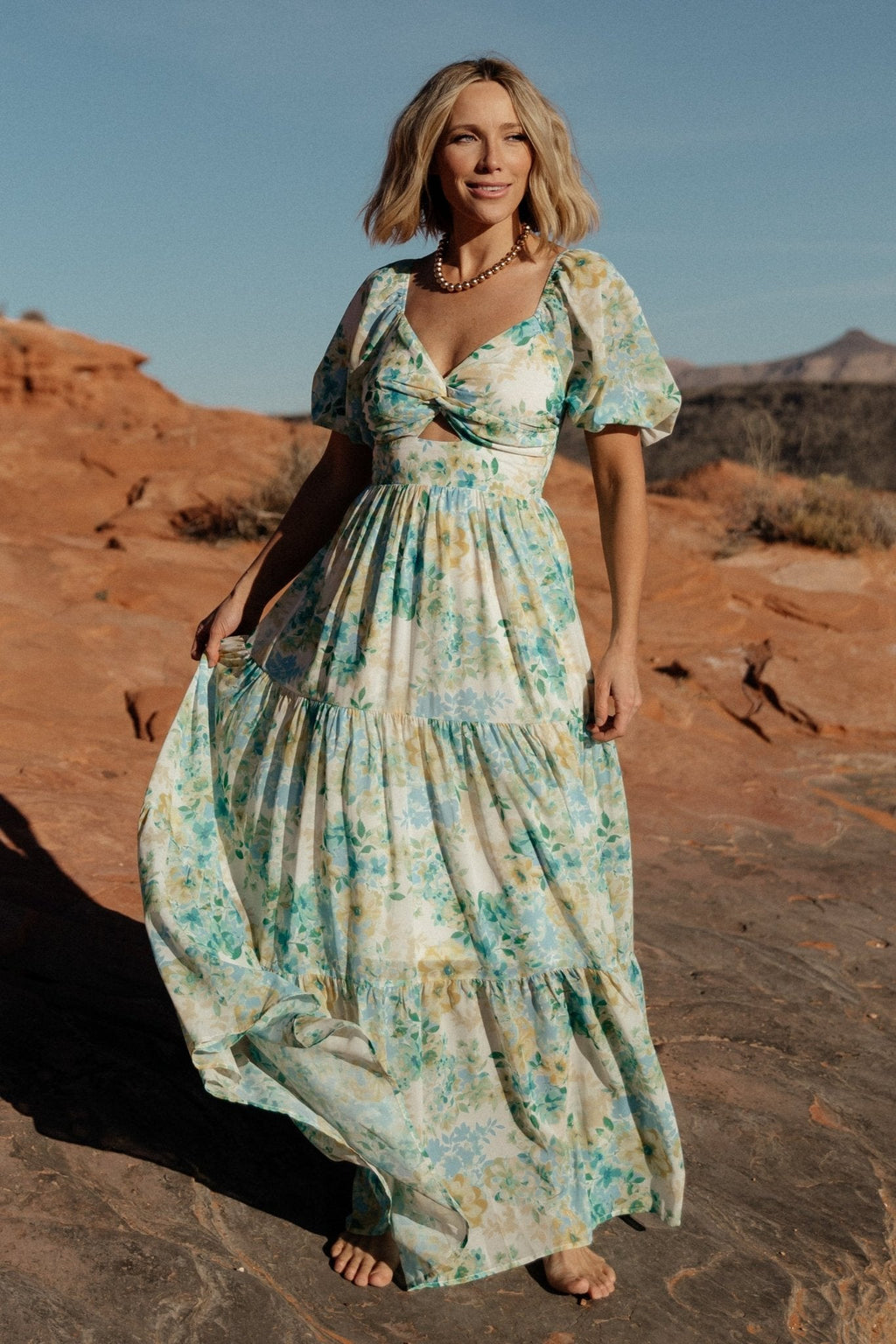 Maya Maxi Dress | Garden Multi