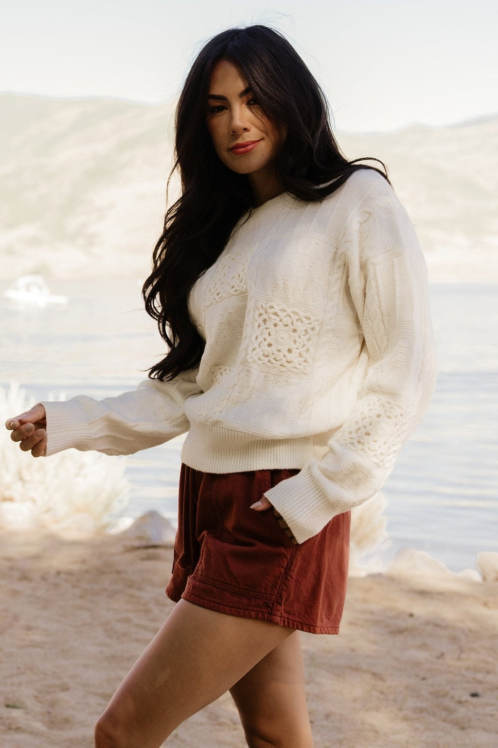 Meadow Knit Sweater | Cream
