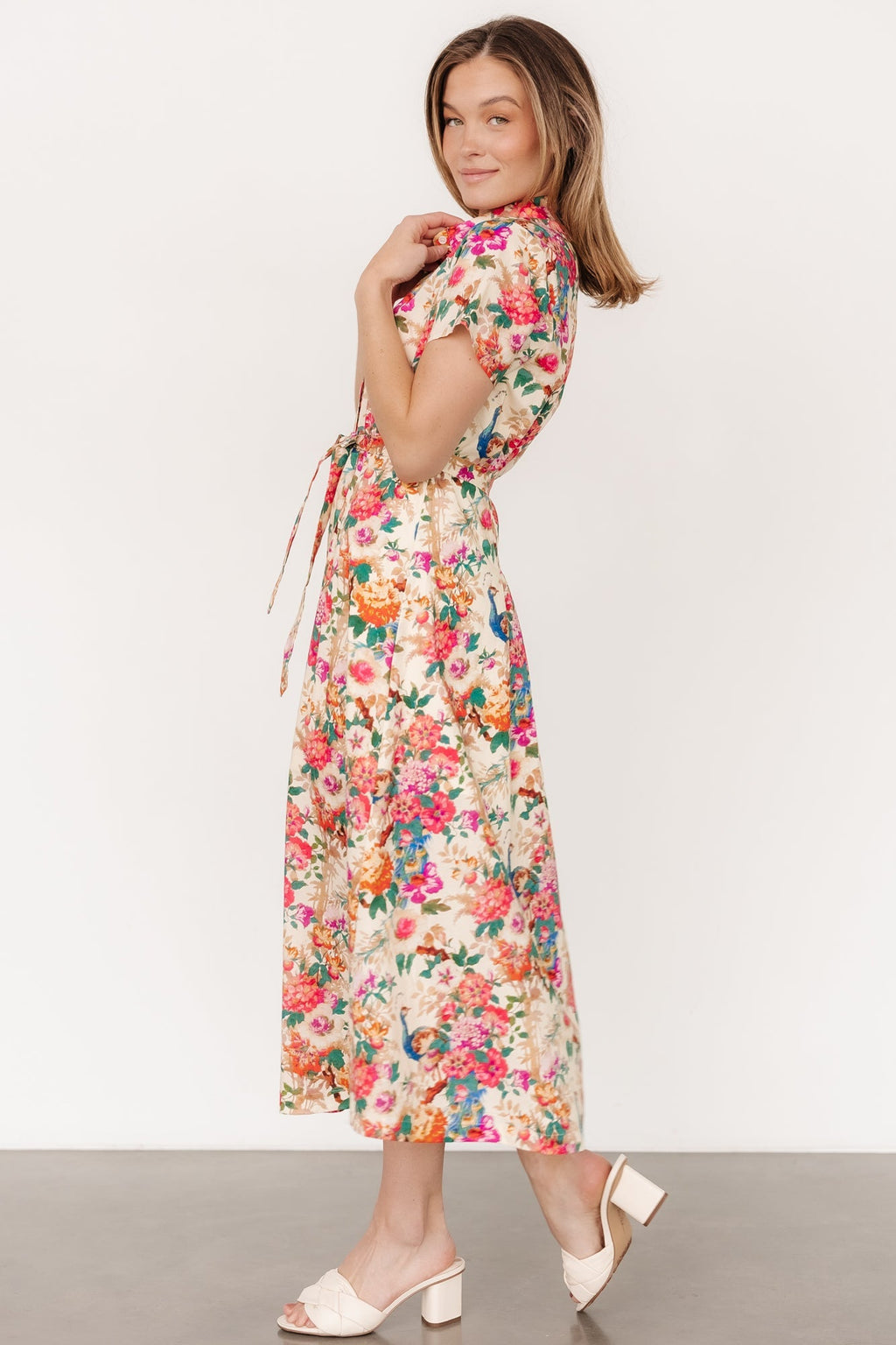 Melia Midi Dress | Multi Print