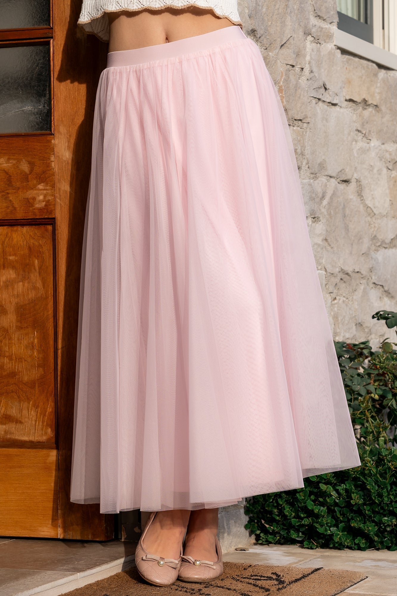 Mila Tulle Skirt | Rosy Pink
