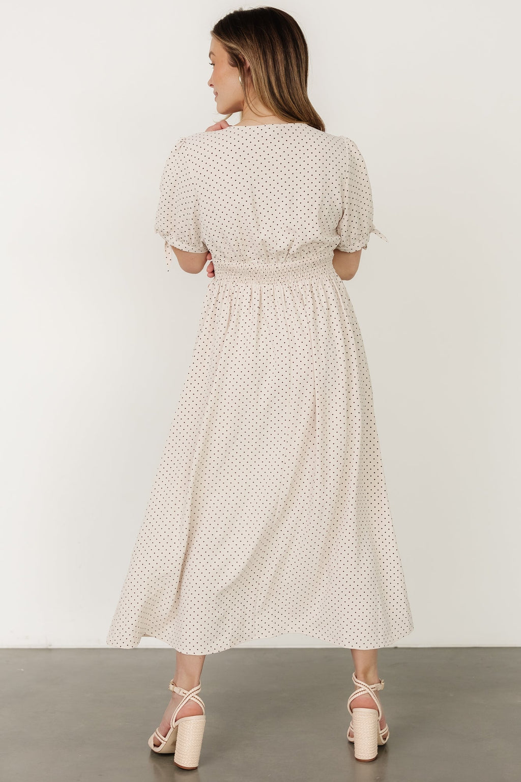 Millar Midi Dress | Natural + Black