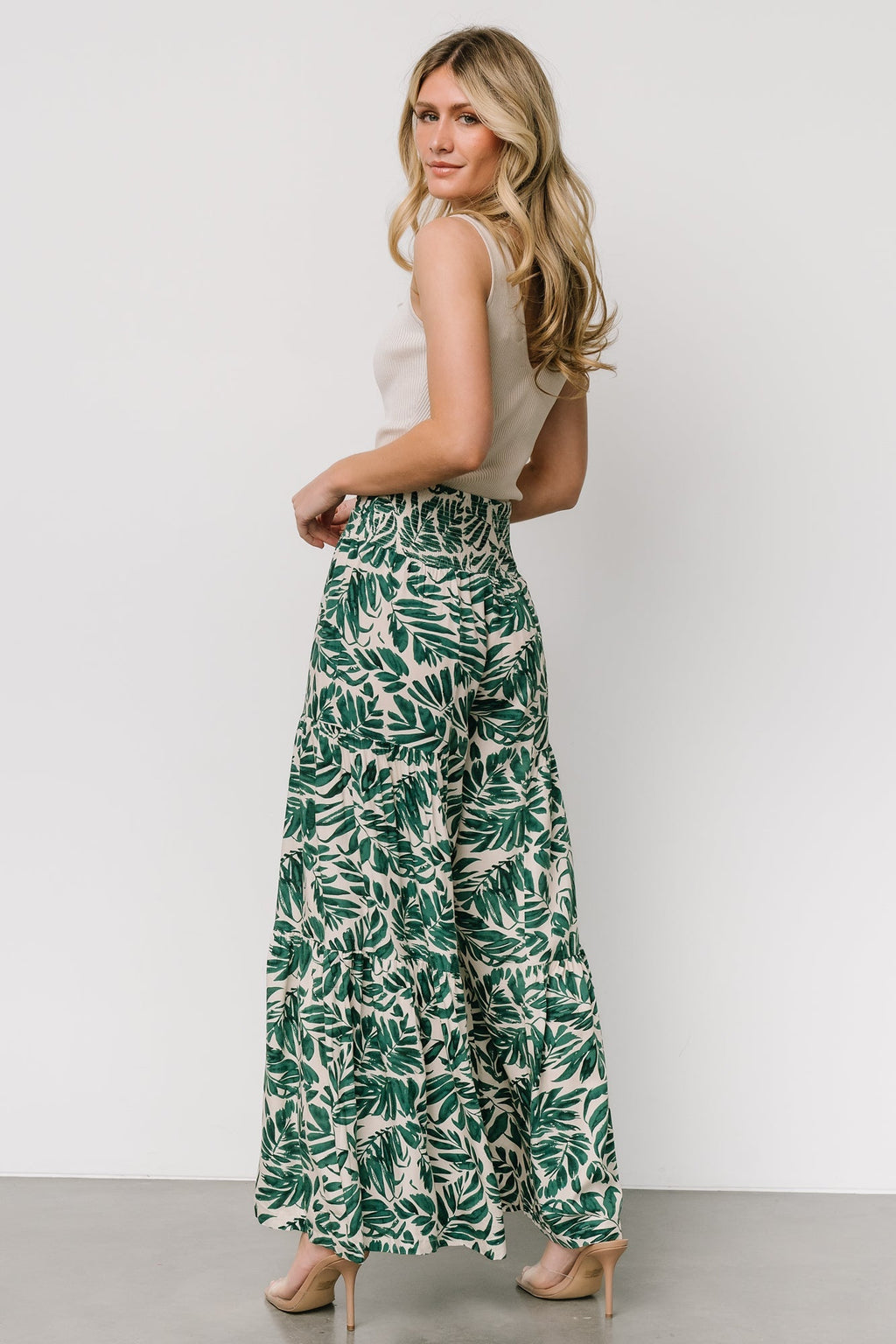 Monterey Pants | Green Print