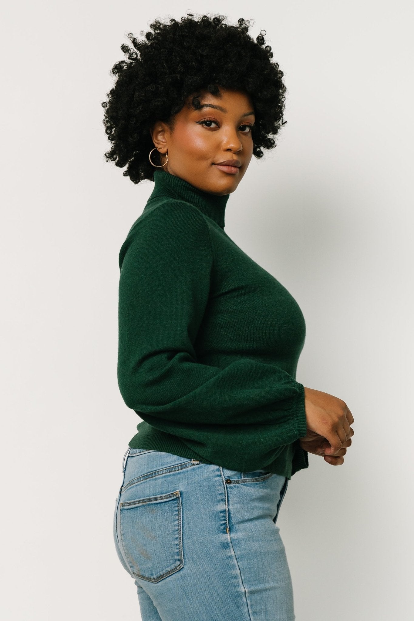 Nielsen Turtleneck Sweater | Emerald