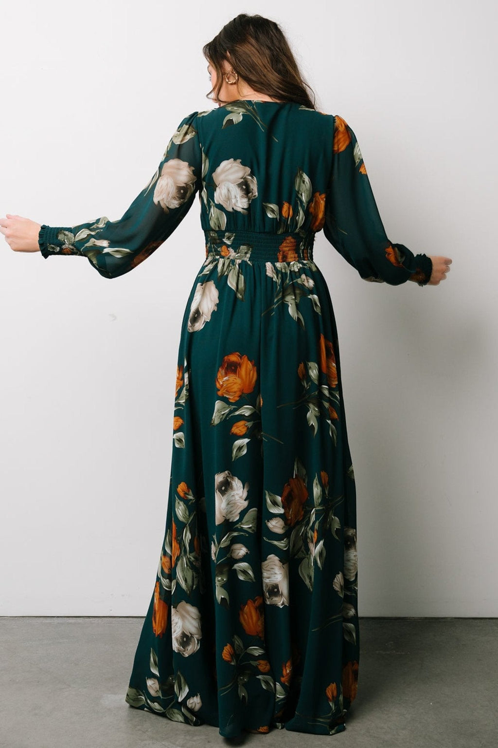 Olivia Maxi Dress | Deep Topaz Floral