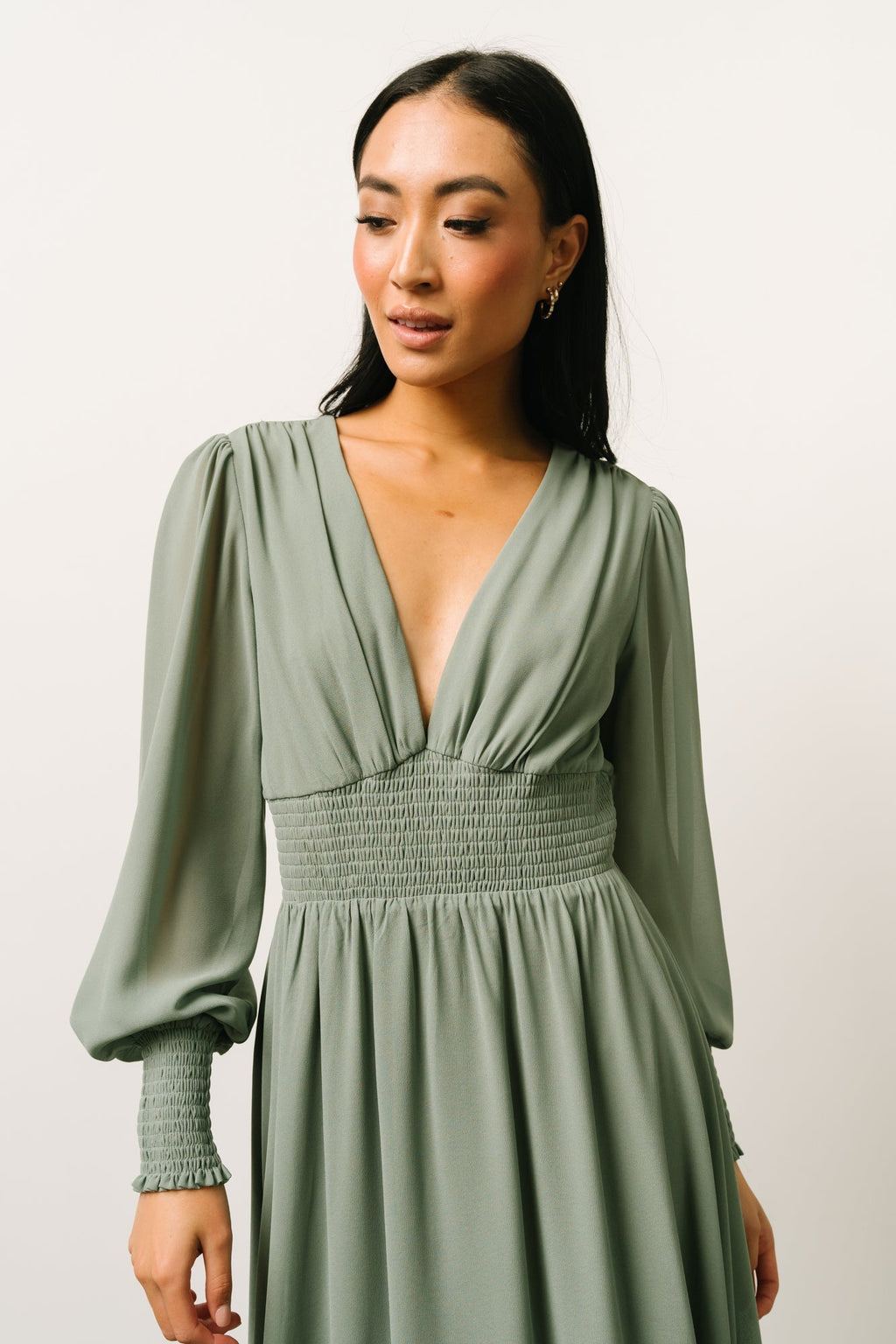 Olivia Maxi Dress | Eucalyptus