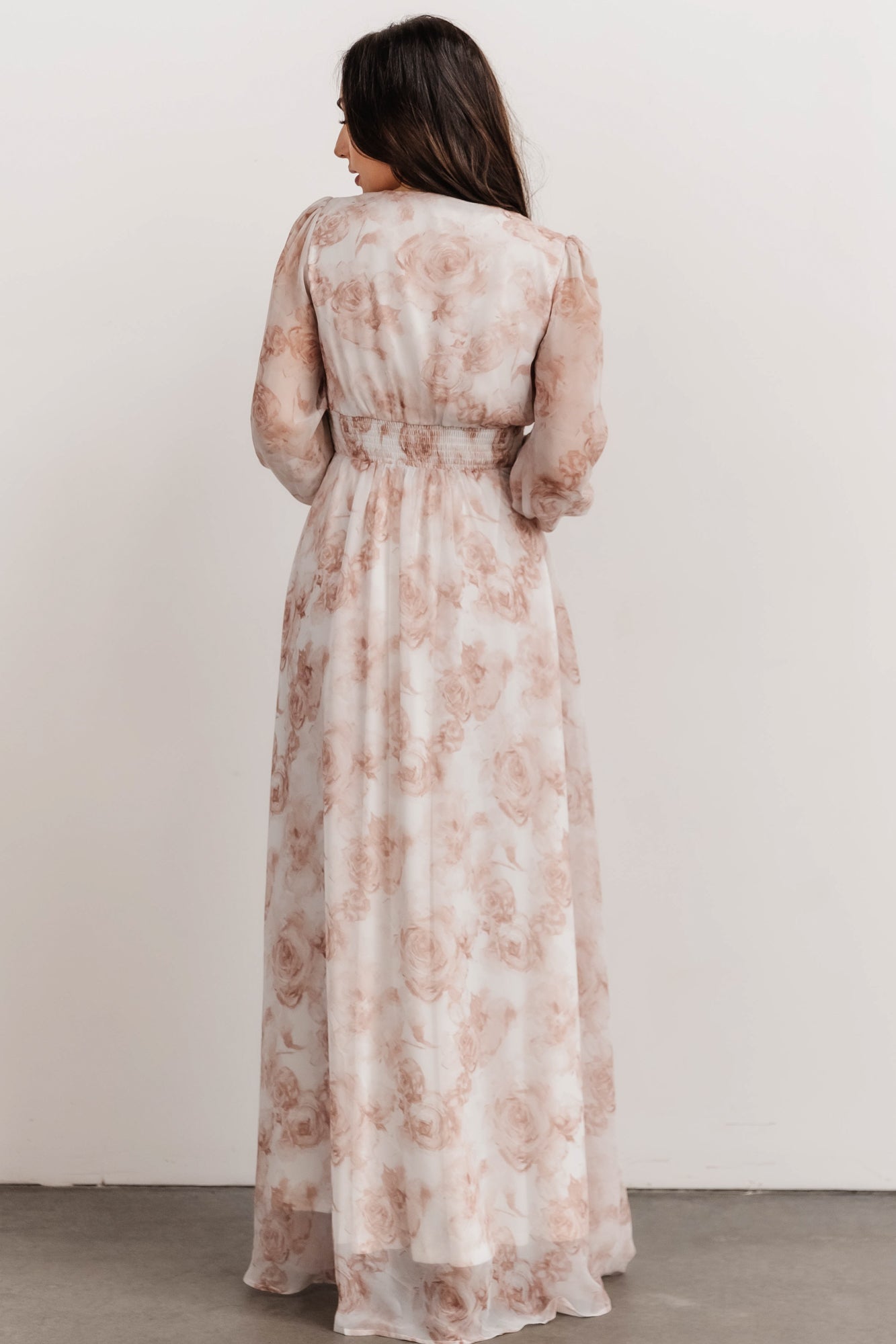 Olivia Maxi Dress | Pink Floral
