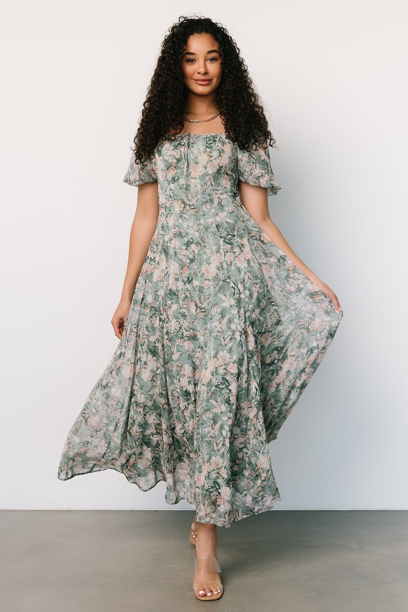 Raelynn Maxi Dress | Sage Floral