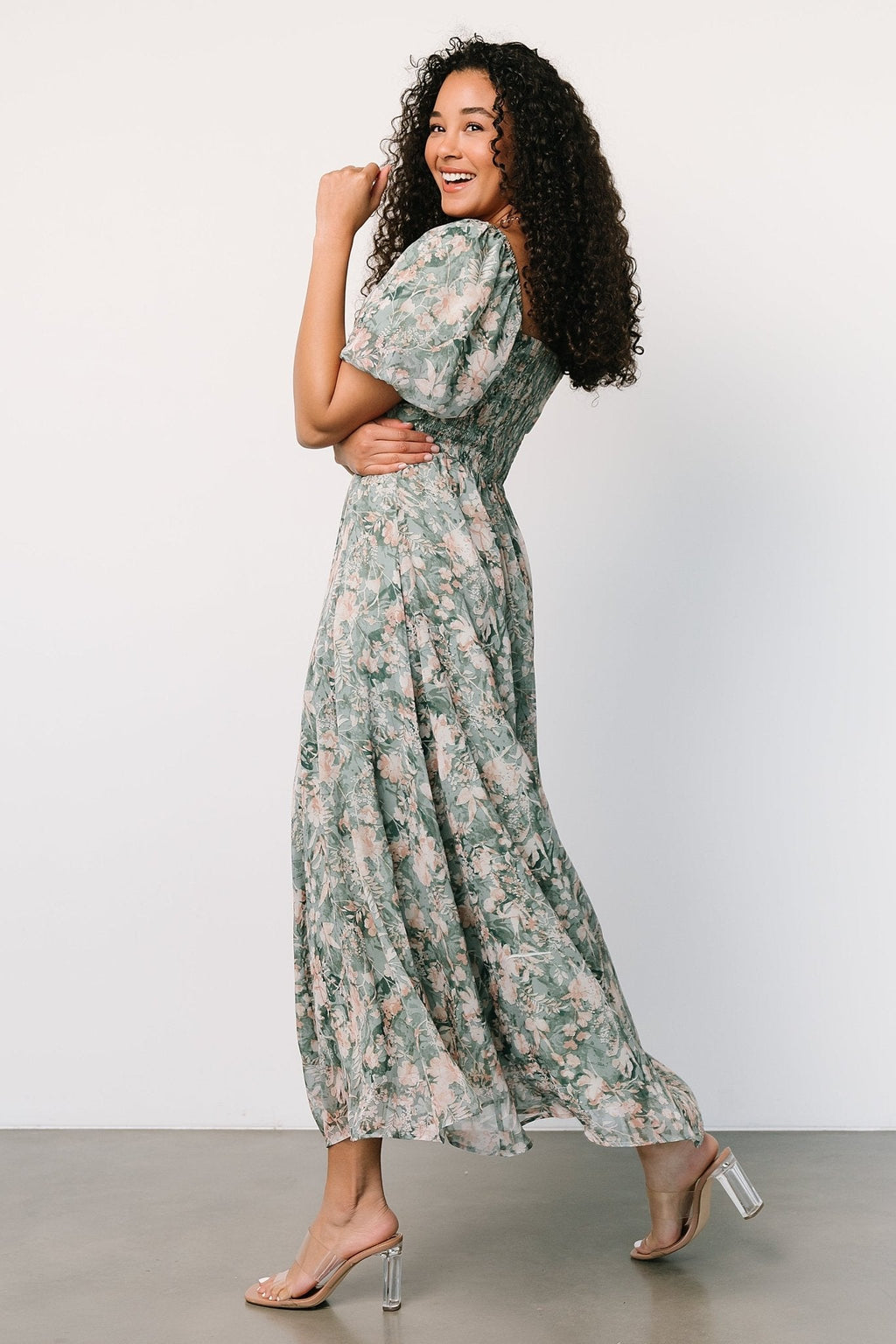Raelynn Maxi Dress | Sage Floral