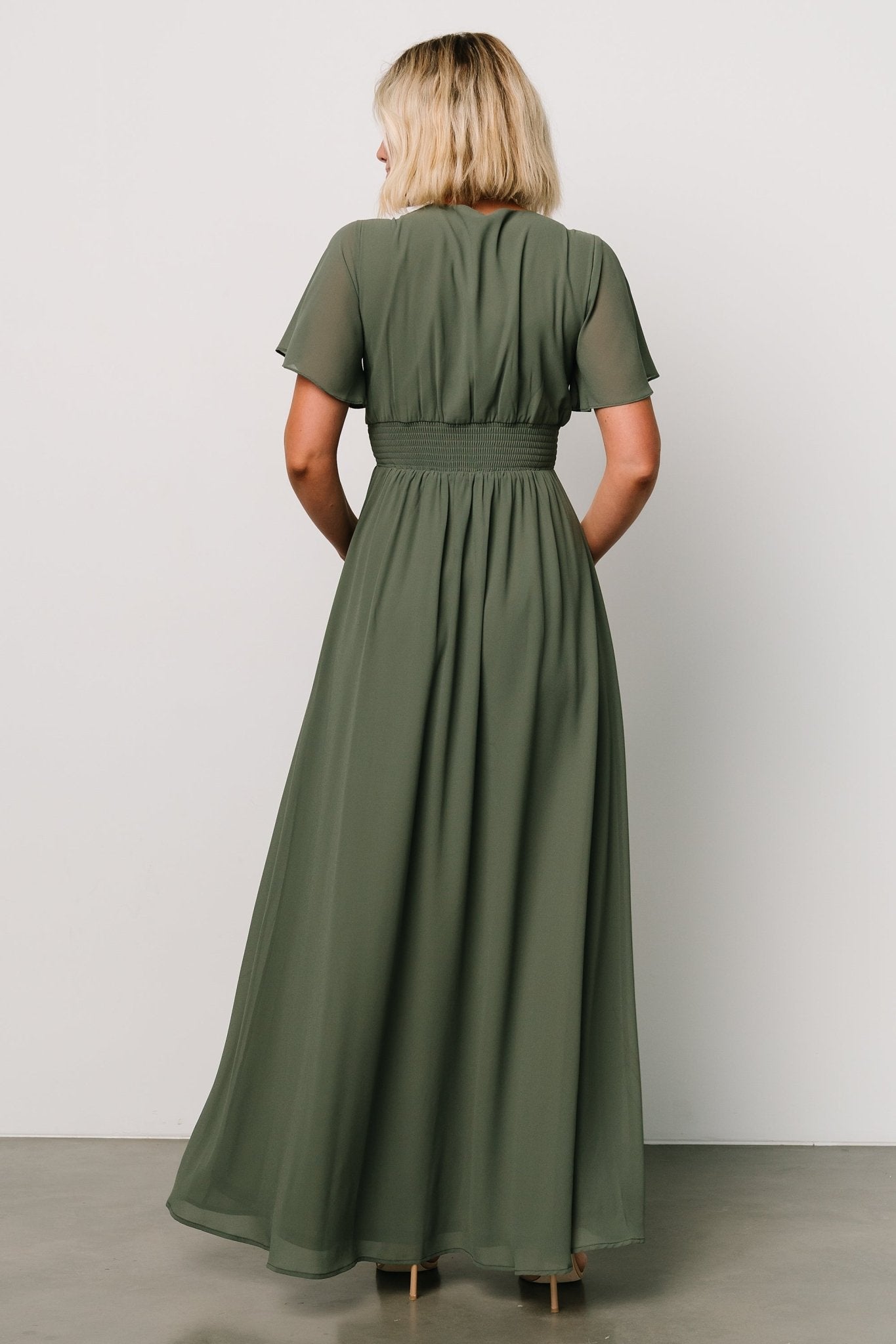 Ramona Maxi Dress | Dark Sage