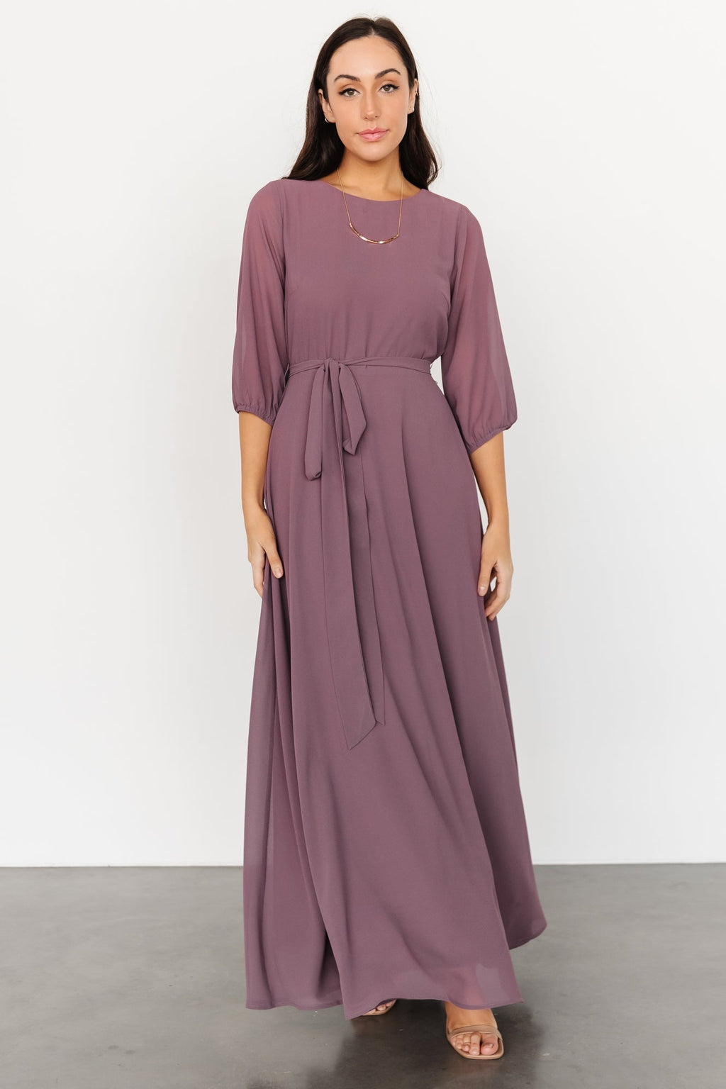 Rebecca Maxi Dress | Vintage Plum