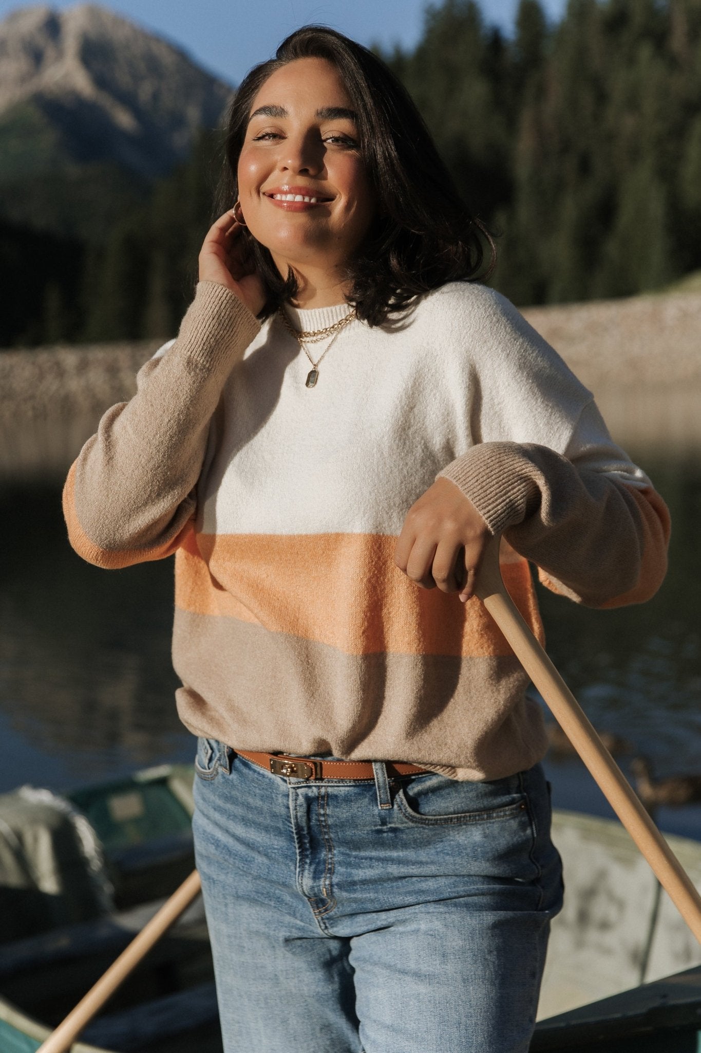 Rooney Sweater | Cream + Oatmeal